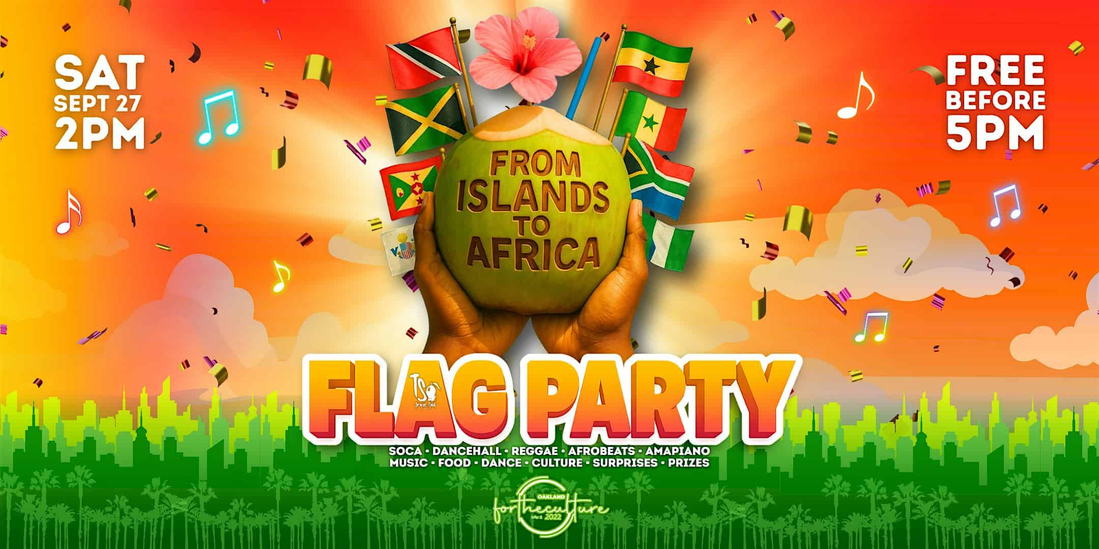TROPIC SOUL FLAG PARTY(OUTDOOR) at ForTheCulture Oak – Oakland, CA