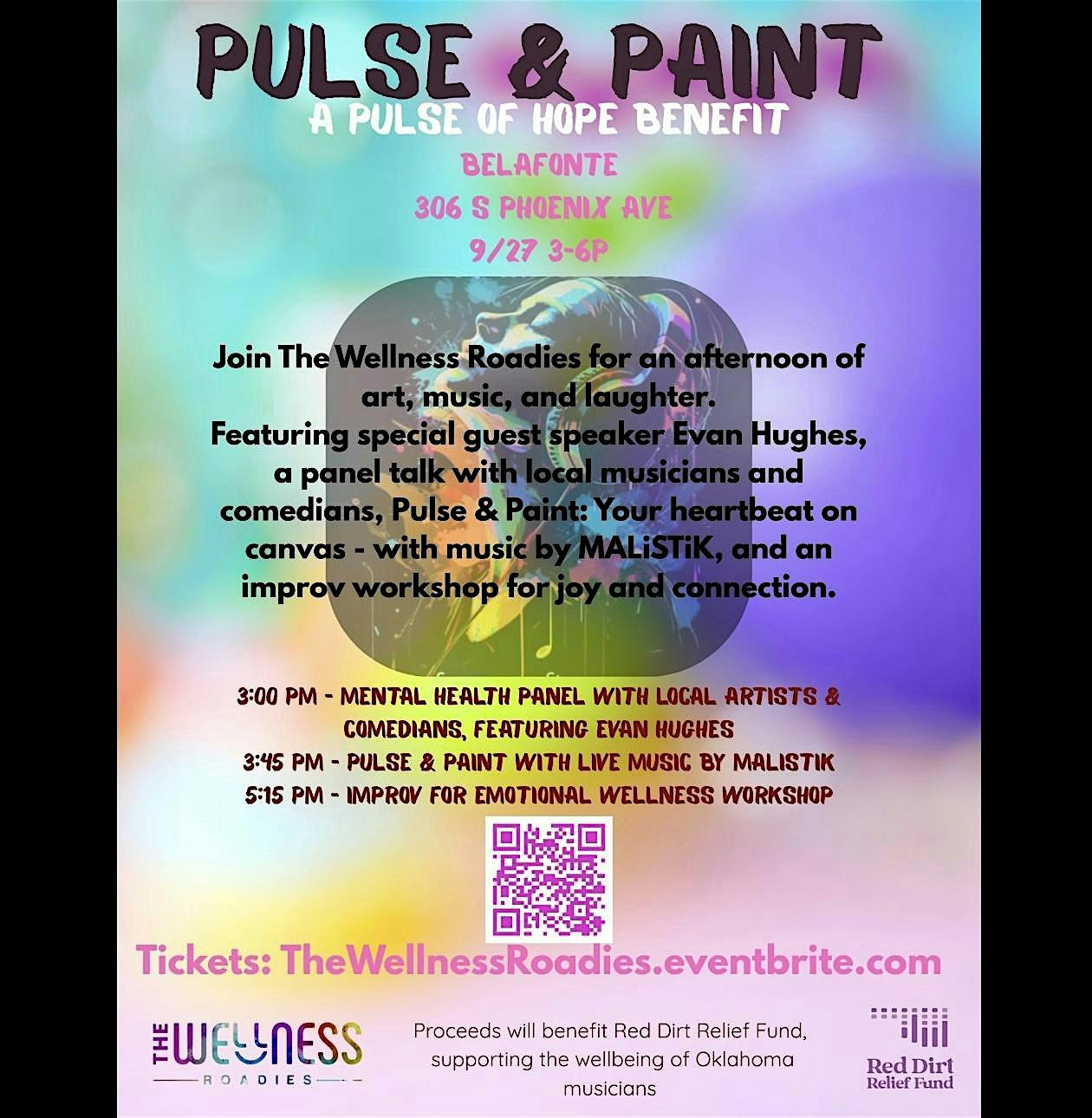 Pulse & Paint: A Pulse of Hope Benefit at Belafonte – Tulsa, OK