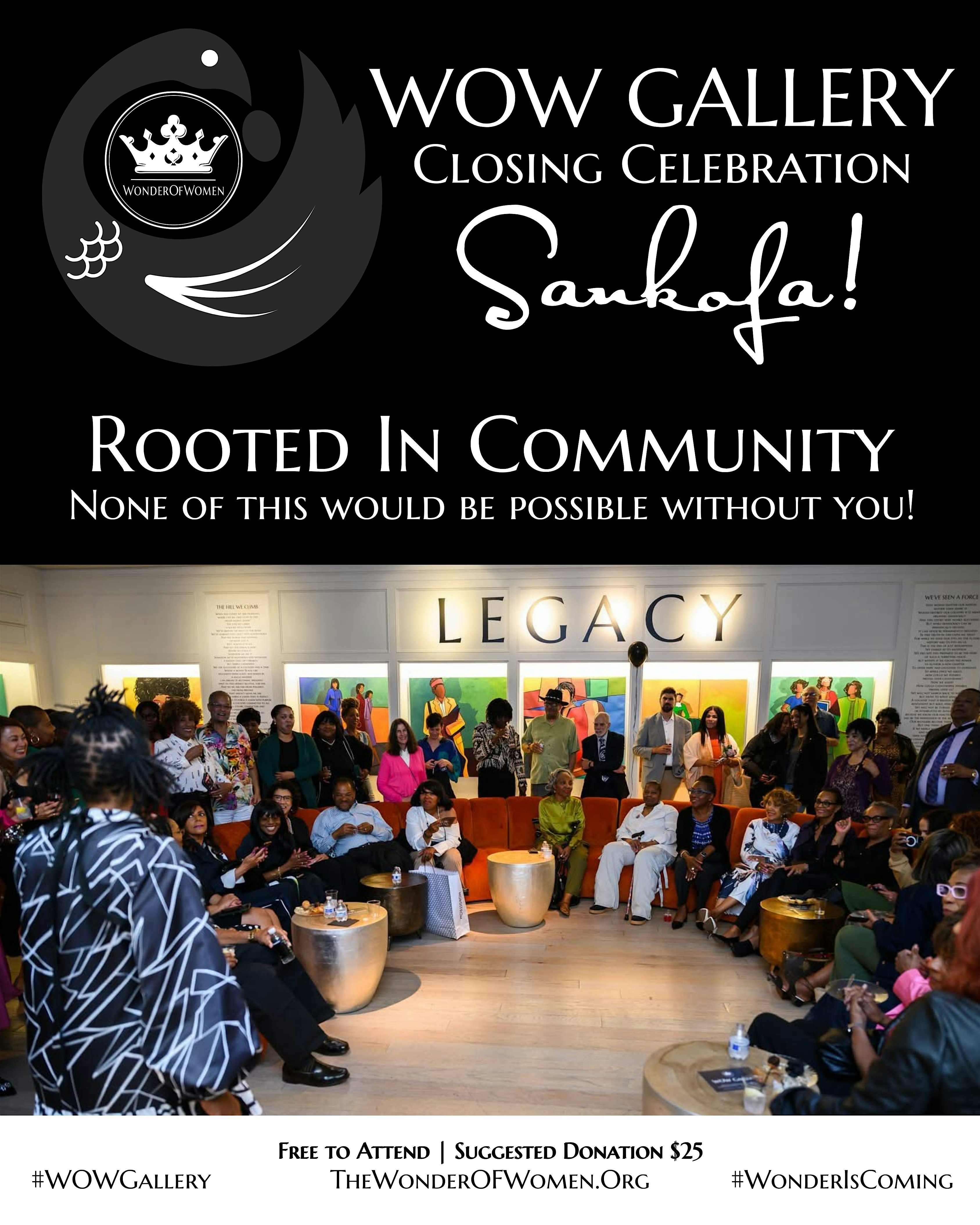 WOW Gallery Closing Celebration Sankofa! at WOW Gallery – Seattle, WA