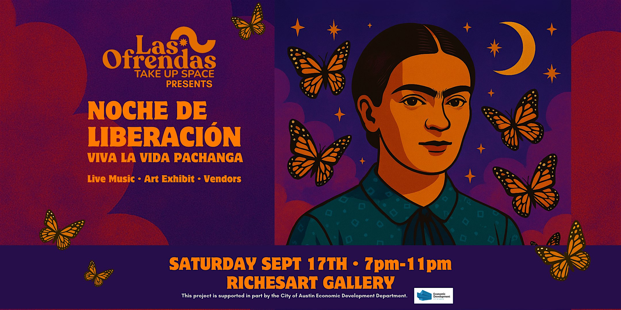 NOCHE DE LIBERACION PACHANGA at RichesArt Gallery – Austin, TX