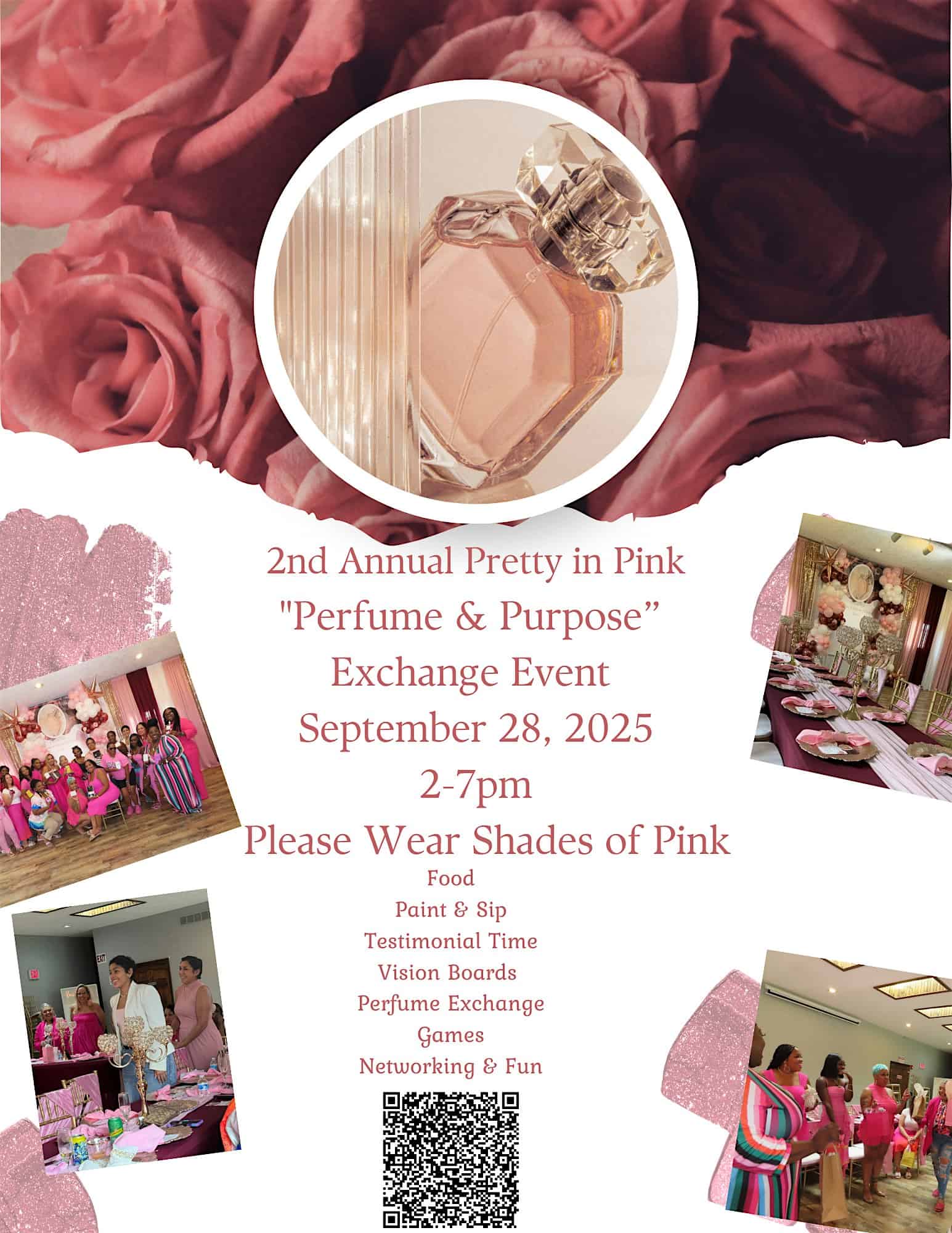 2nd Annual Pretty in Pink Perfume & Exchange Event at 56 Commerce Dr – Rochester, NY