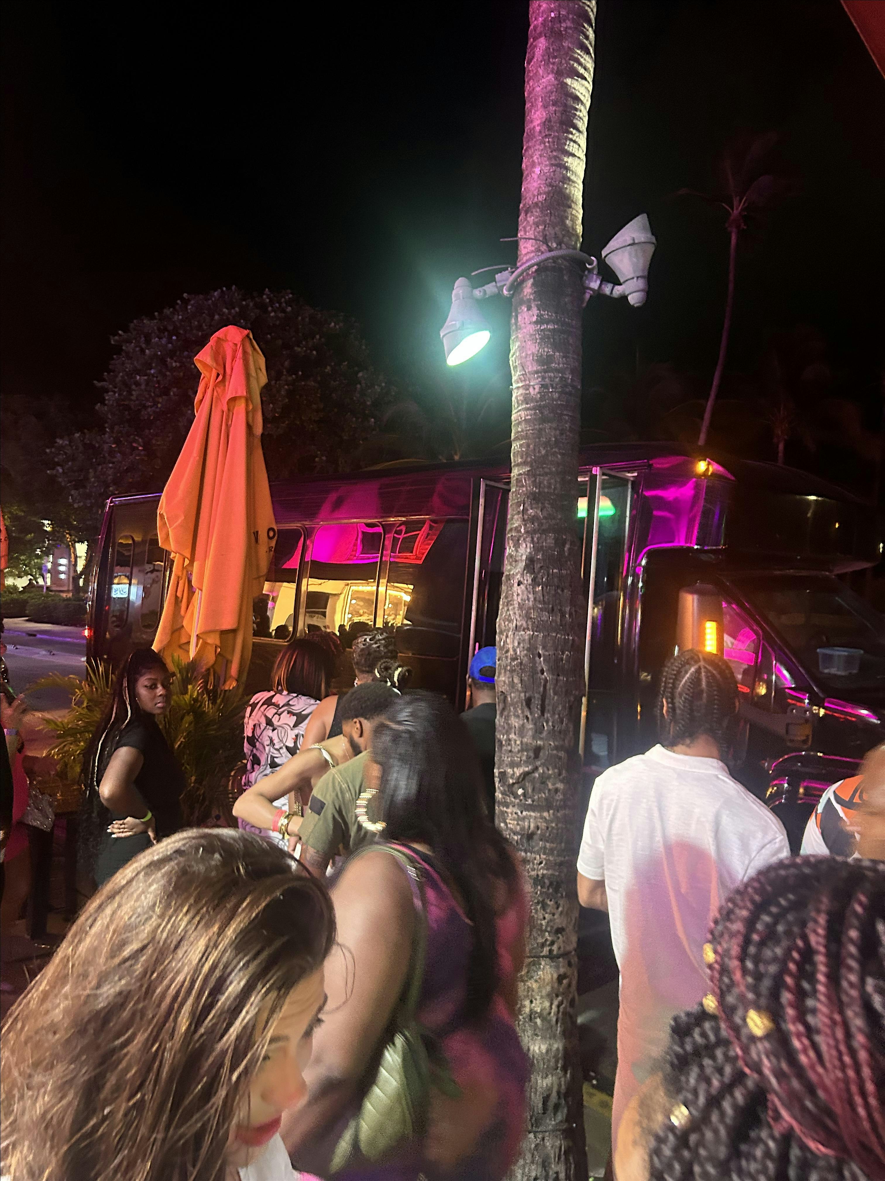 Miami gone wild party tour bus! at The Smoking Pie – Miami Beach, FL