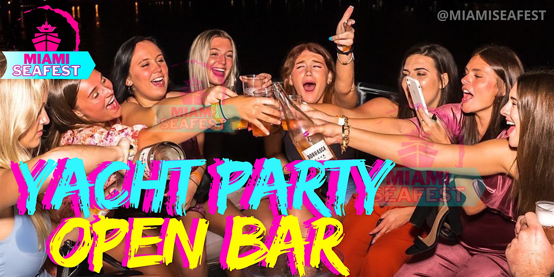 Miami Yacht Party – Miami Parties at Miami Beach Boat Party – Miami, FL