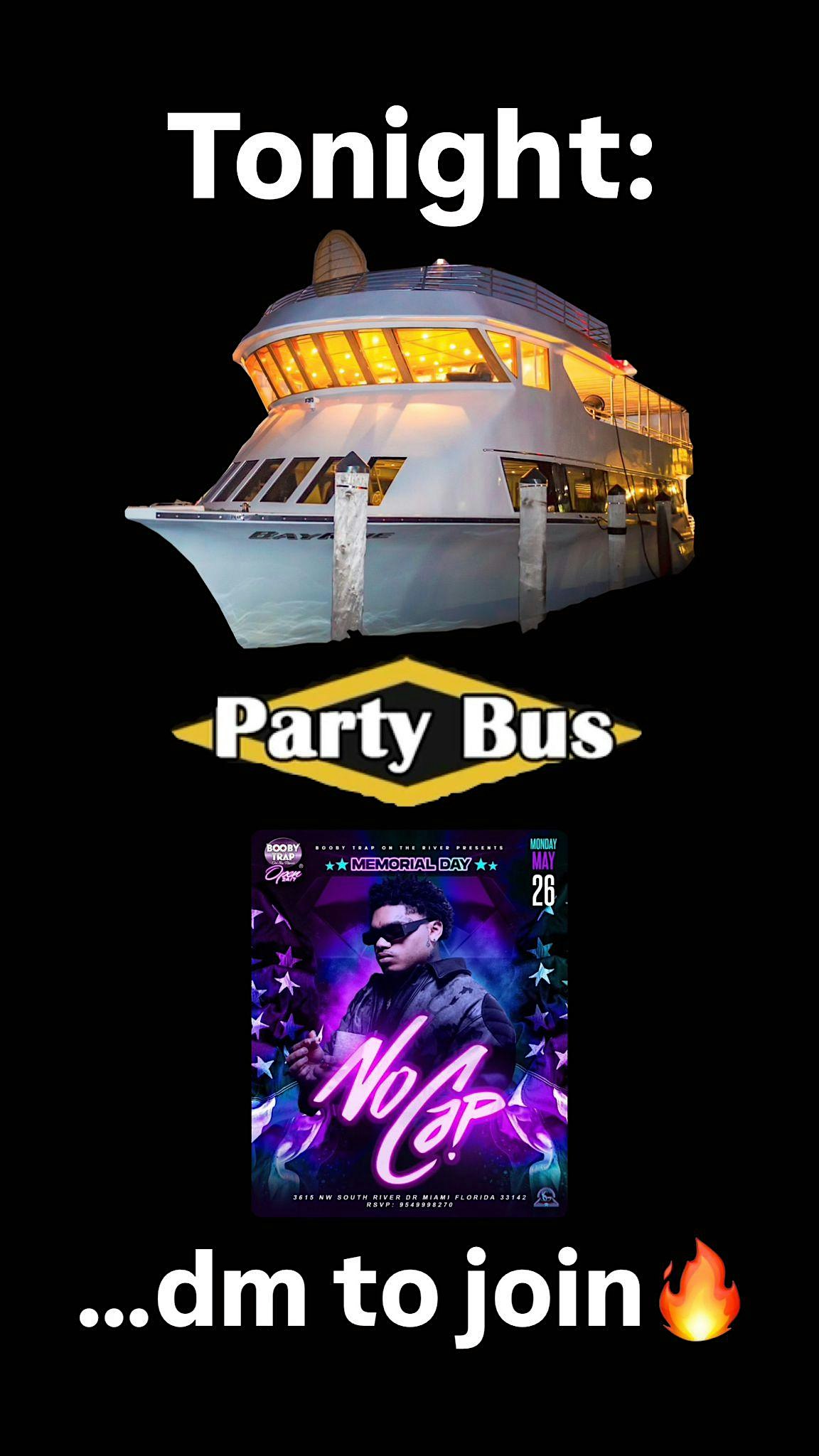 TONIGHT* PARTY BUS + BOOBY TRAP & FREE DON JULIO at VOODOO LOUNGE – Miami Beach, FL