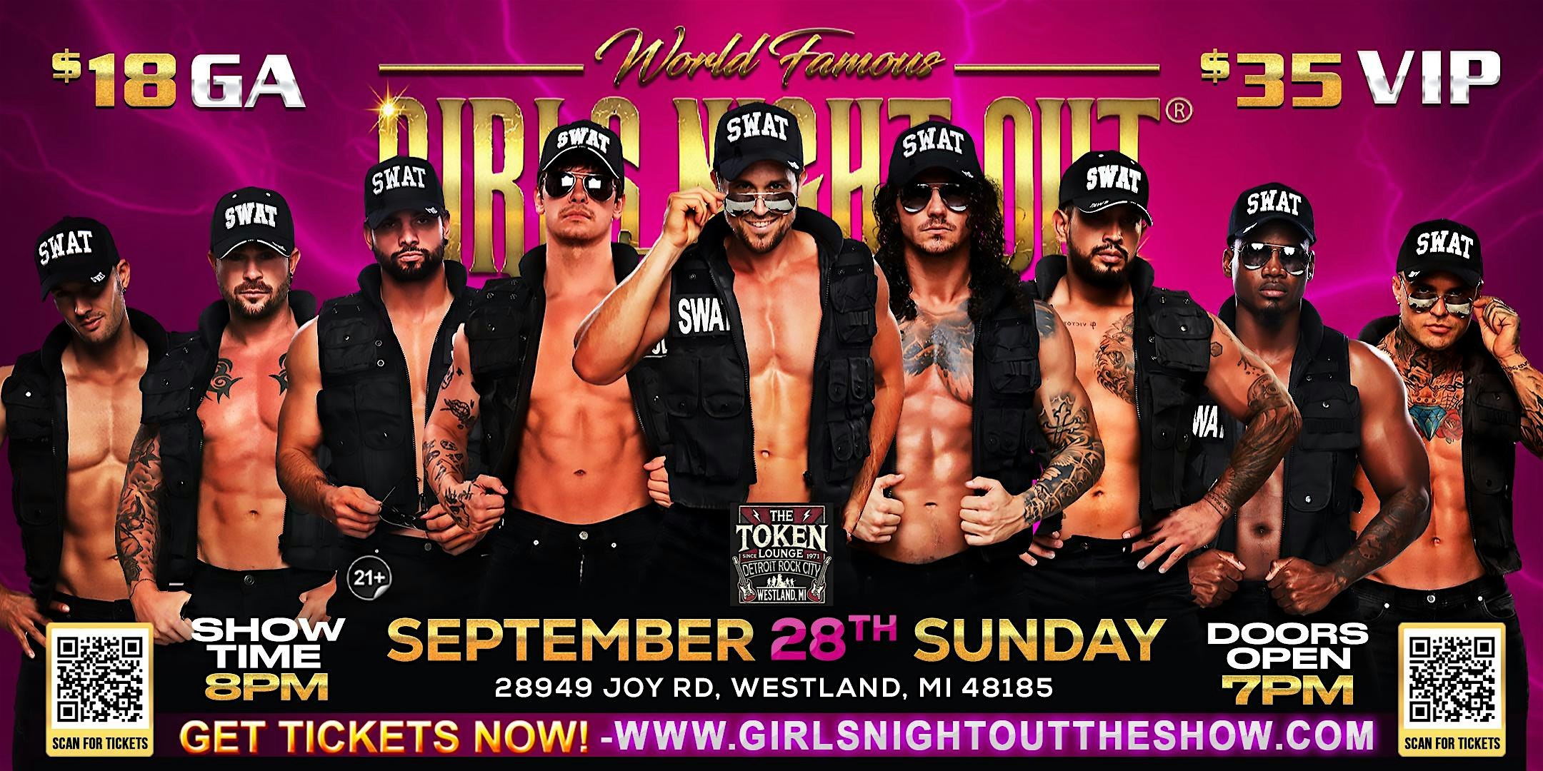 Girls Night Out The Show at Token Lounge (Westland, MI) at The Token Lounge – Westland, MI