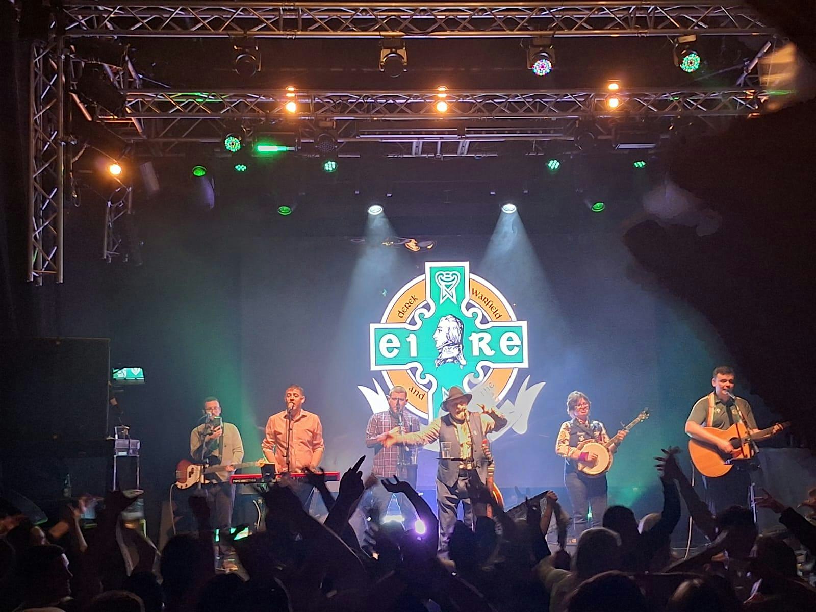 Derek Warfield & The Young Wolfe Tones LIVE in the ICC Tent at 200 New Boston Dr – Canton, MA