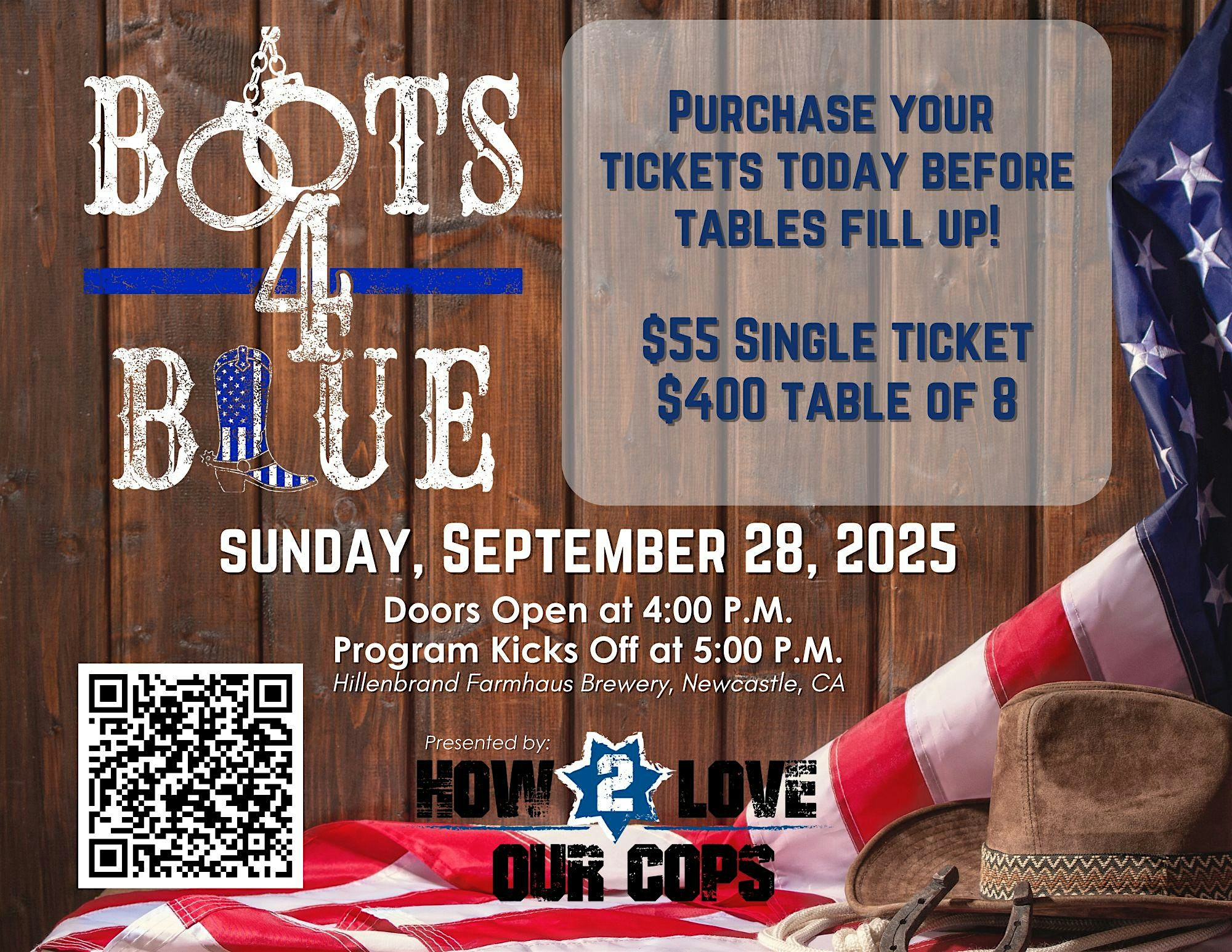 Boots 4 Blue at Hillenbrand Farmhaus Brewery – Newcastle, CA