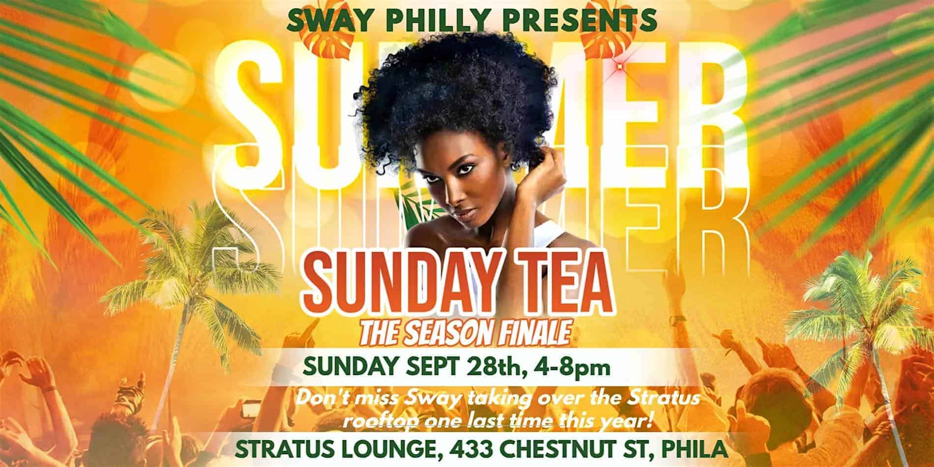 Sunday Tea: The Season Finale of Philly’s Rooftop LGBTQ Day Party! at Stratus – Philadelphia, PA