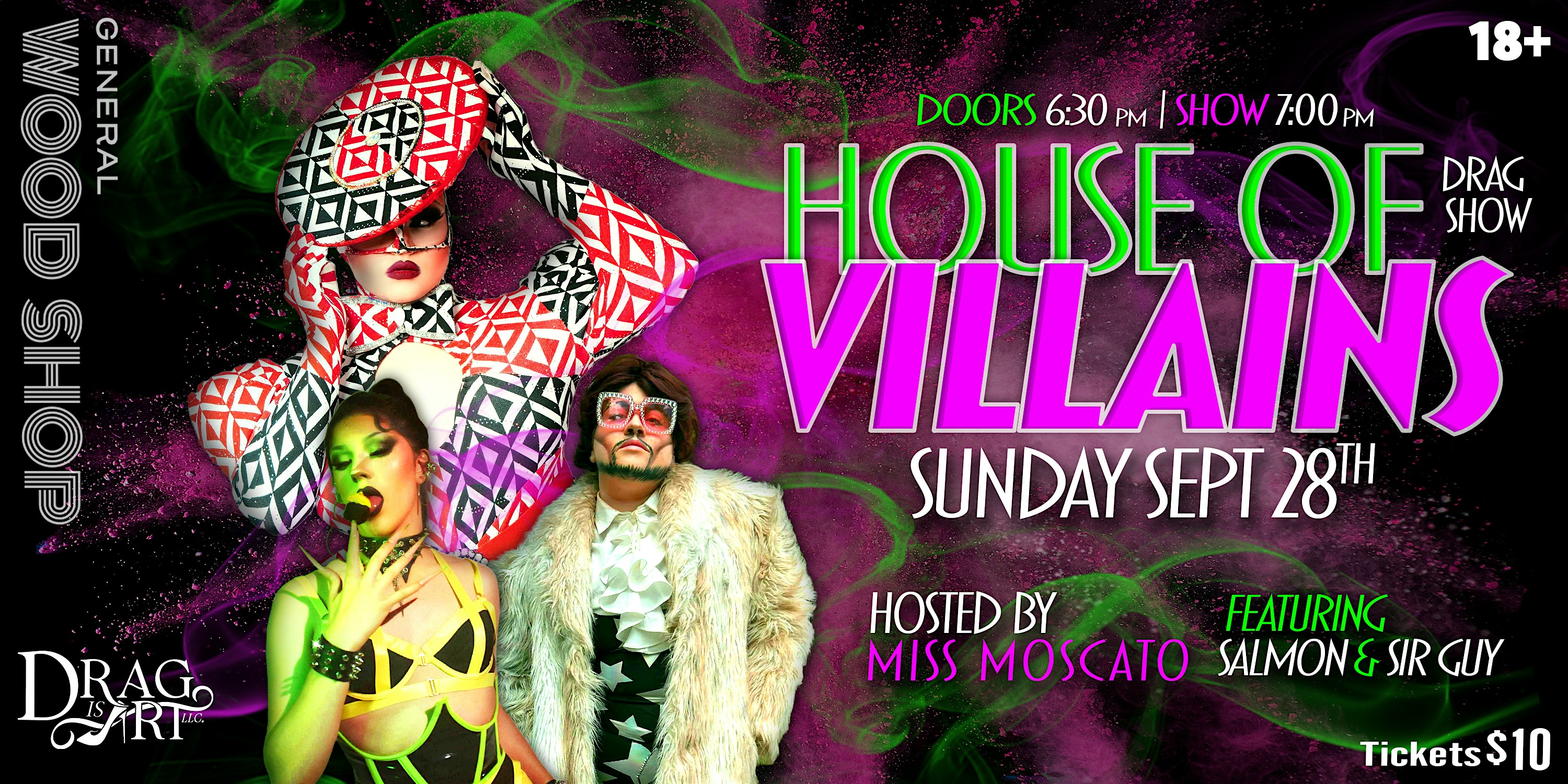 House Of Villians – Drag Show at General Wood Shop – Grand Rapids, MI