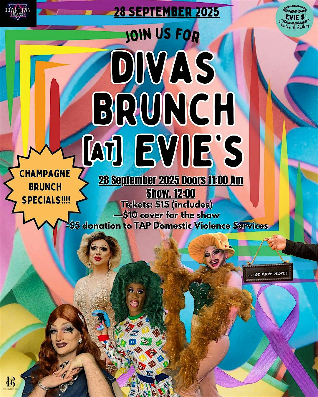 Drag Brunch at Evie’s at Evie’s Bistro and Bakery – Roanoke, VA
