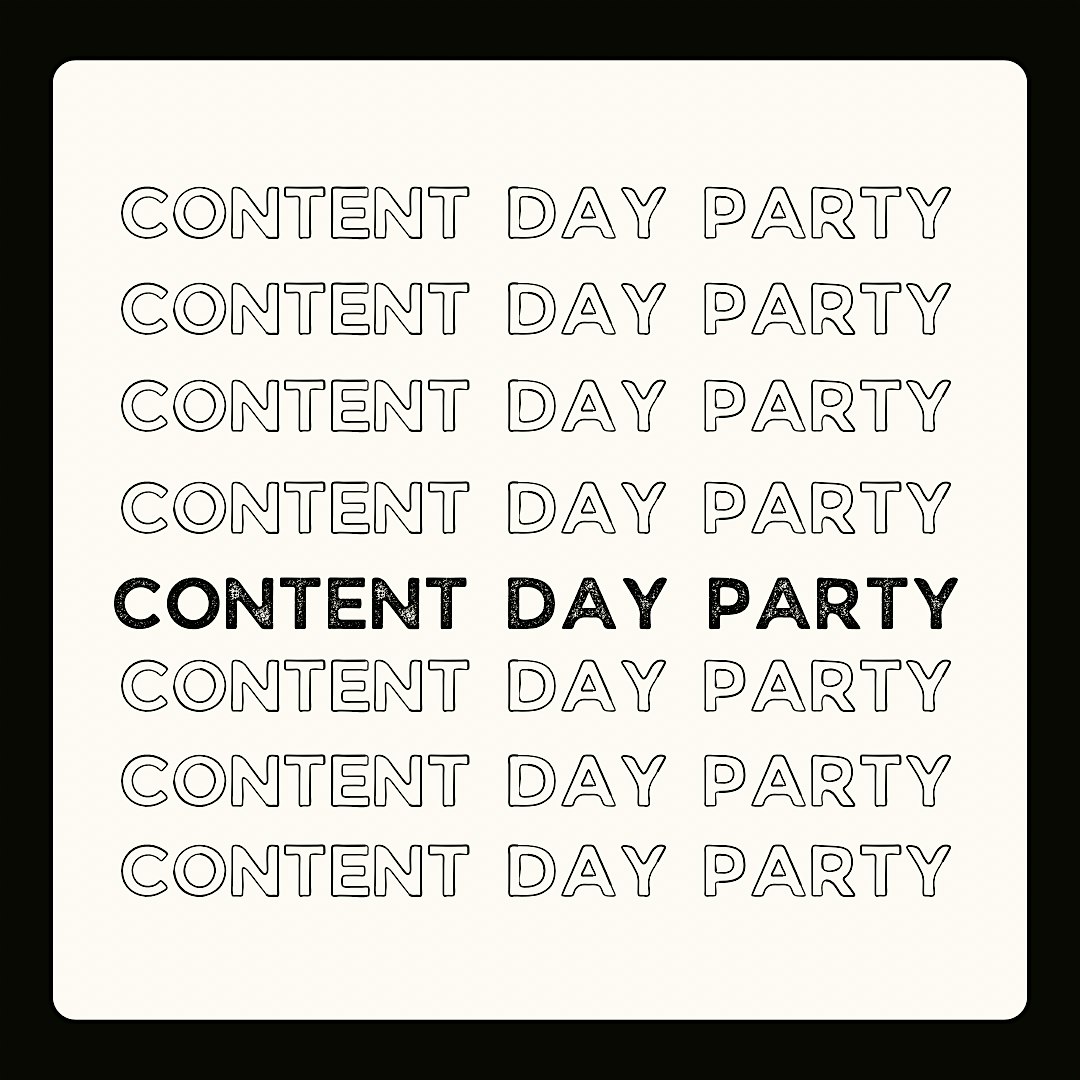 Content Day Party at Haute, the studio – Wilmington, DE