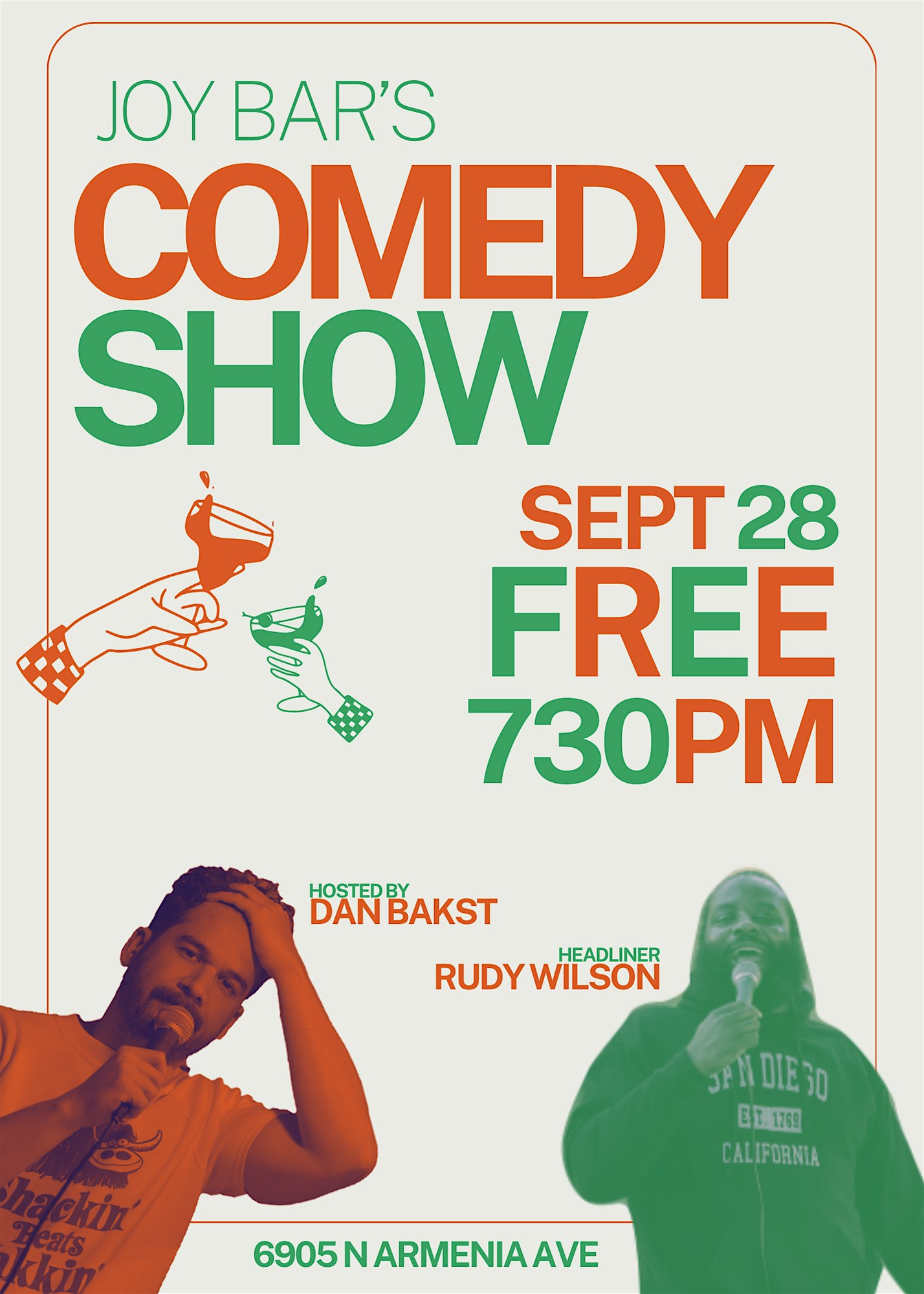 Comedy Show @ Joy Bar Christmas Bar! at Joy Bar – Tampa, FL