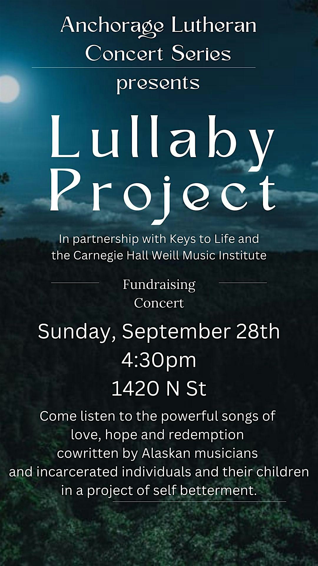 ALC Concert Series: The Lullaby Project at Anchorage Lutheran Church – Anchorage, AK