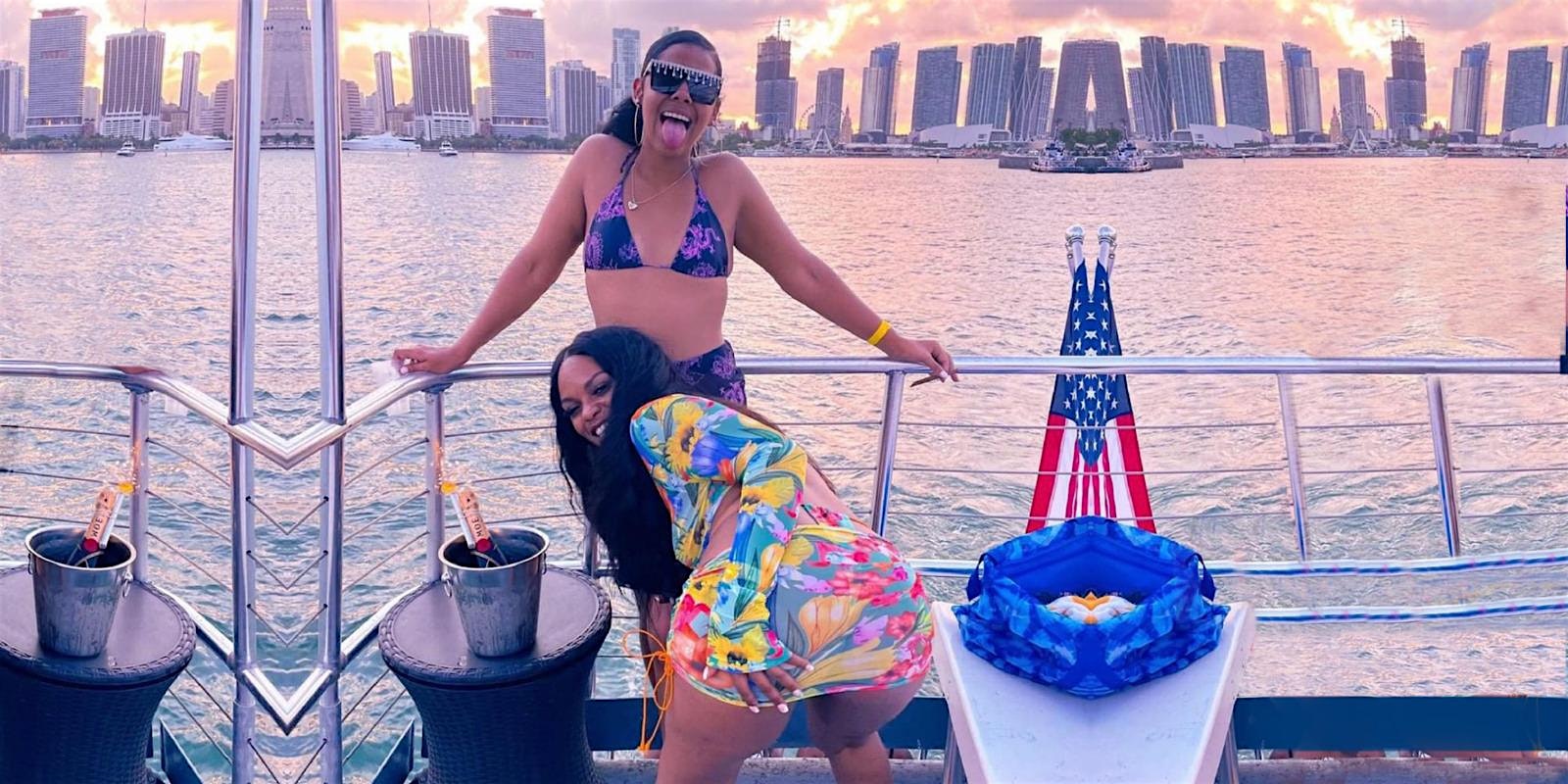 BOAT PARTY ⭐️ ALL INCLUSIVE at BAYSIDE MARKETPLACE – Miami, FL
