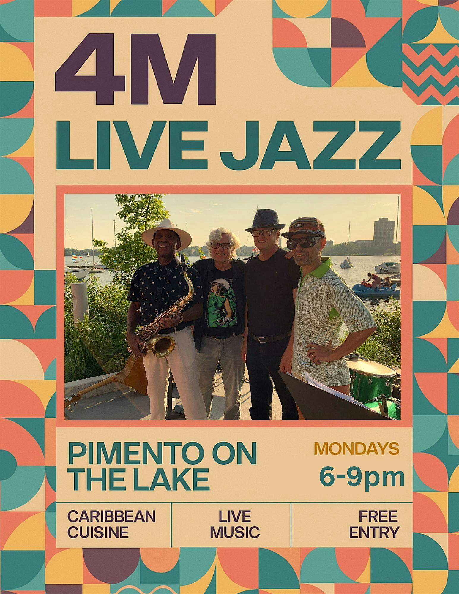 Live Jazz on the Lake! at 3000 E Bde Maka Ska Pkwy – Minneapolis, MN