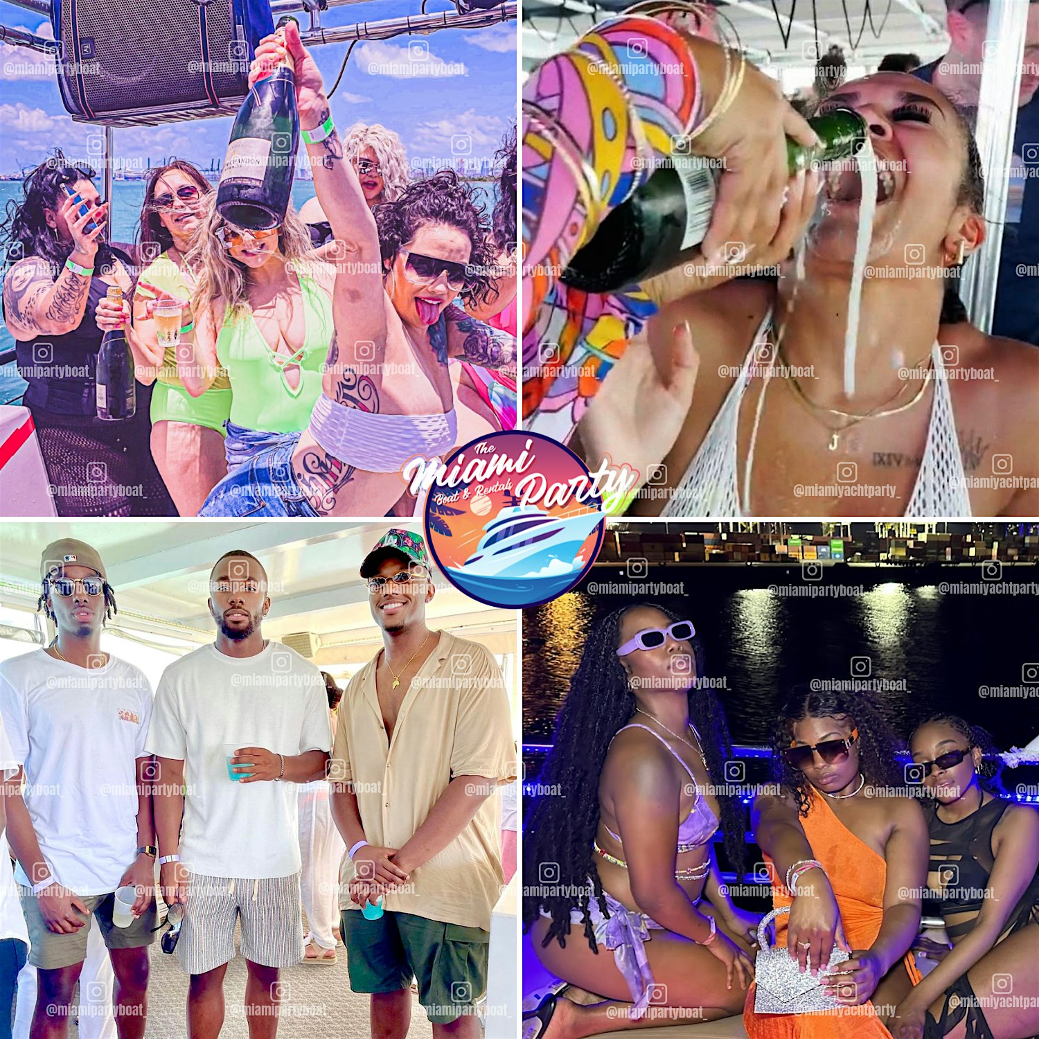 LIT HIP-HOP PARTY BOAT PACKAGES + Twerking Contest + Open Bar at MIAMI YACHT PARTY – LIT HIP HOP BOAT PARTY – Miami, FL