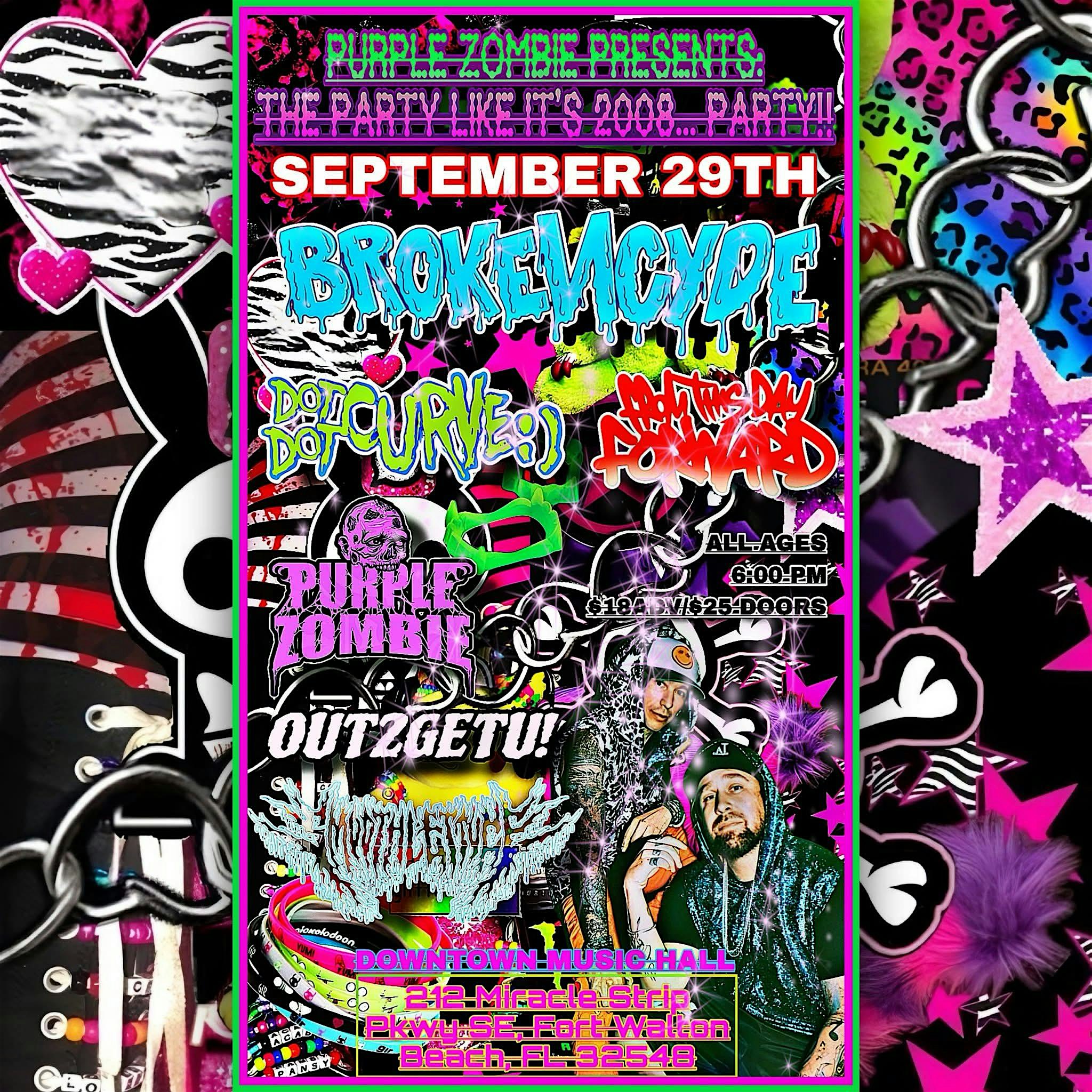 PURPLE ZOMBIE PRESENTS: Brokencyde at Downtown Music Hall – Fort Walton Beach, FL