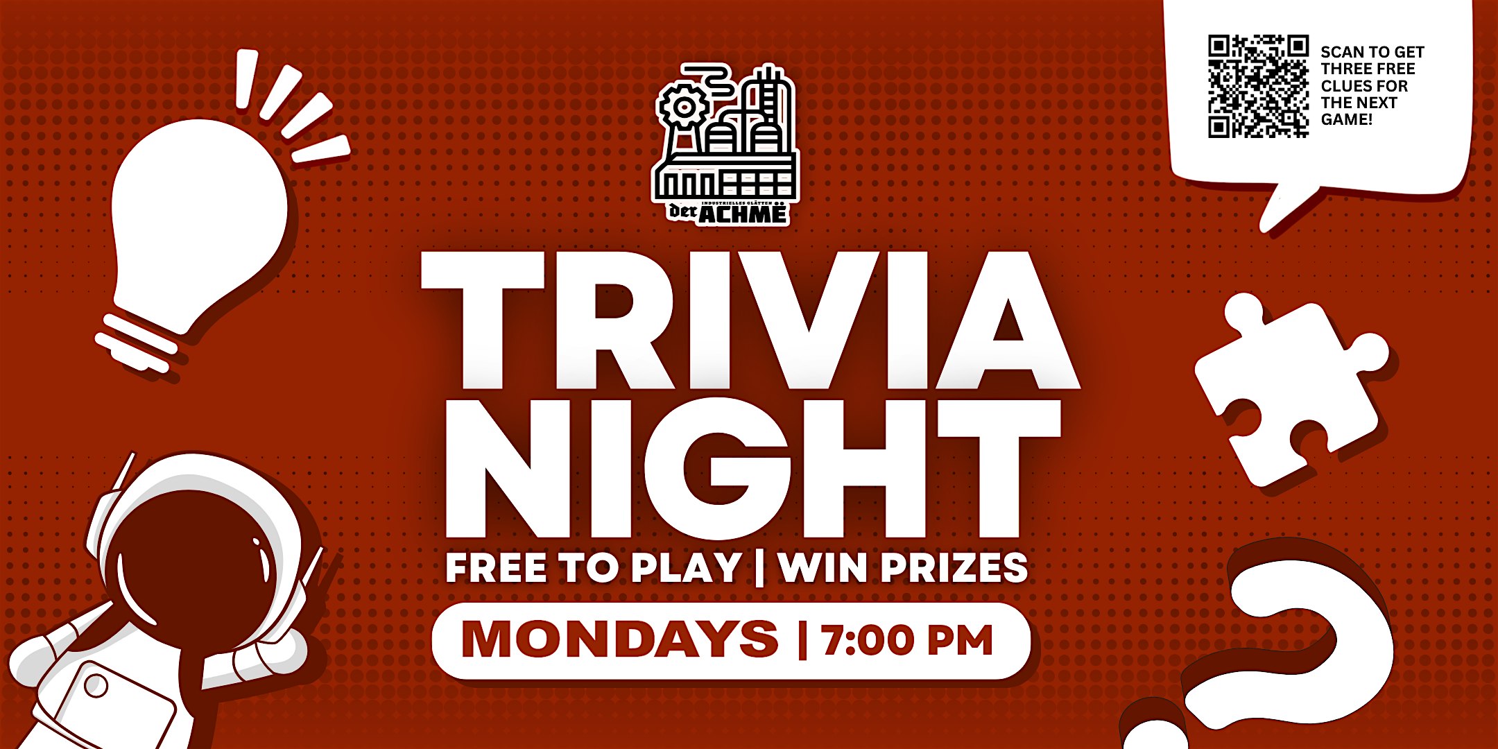 Trivia Night – derAchmë Secret Brewhaus – North Park at derAchmë Secret Brewhaus – San Diego, CA