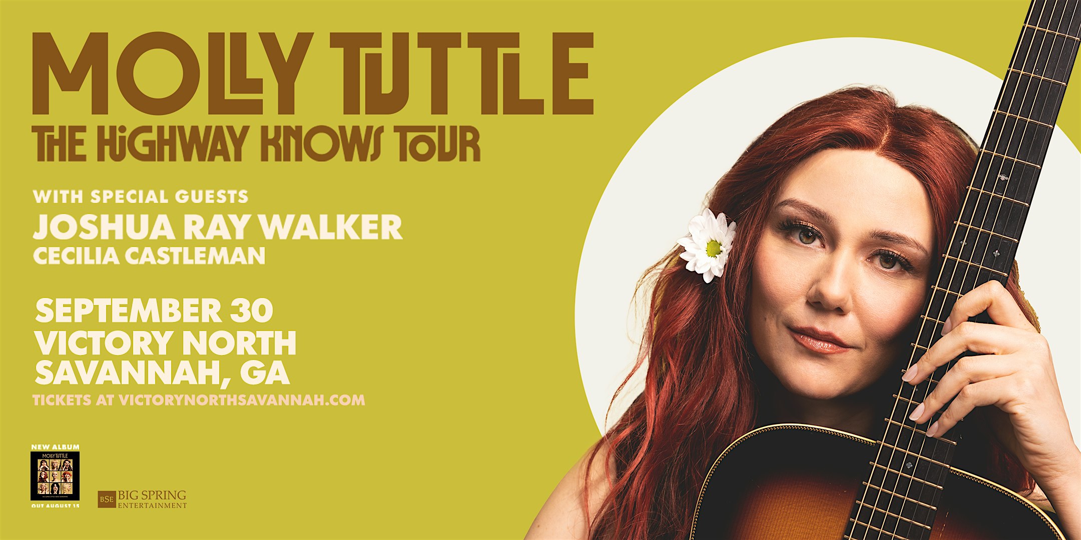 Molly Tuttle w/ guests Joshua Ray Walker and Cecilia Castleman at Victory North Savannah – Savannah, GA
