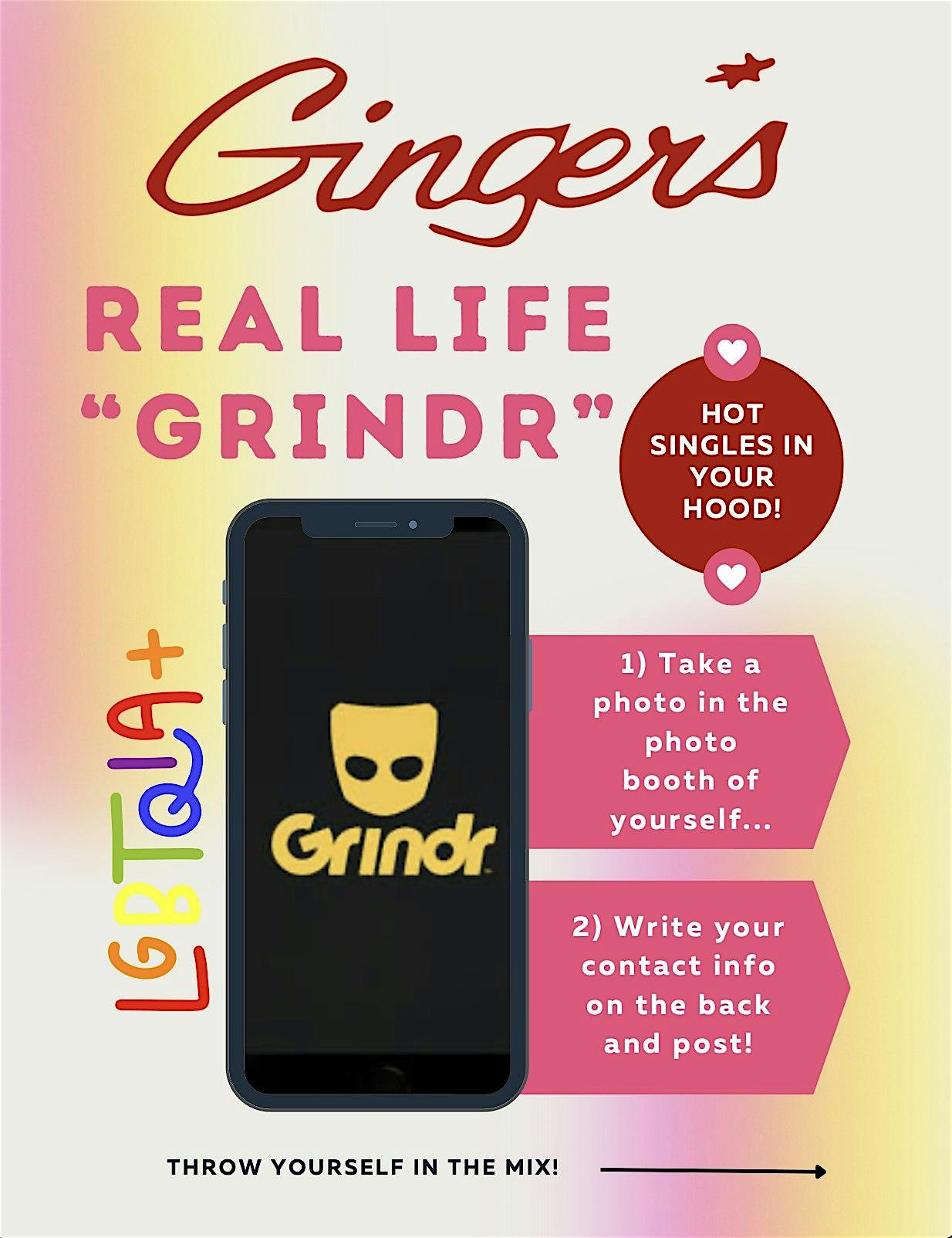 Ginger’s presents “Real Life Grindr” – a match making game! at Ginger’s – San Francisco, CA