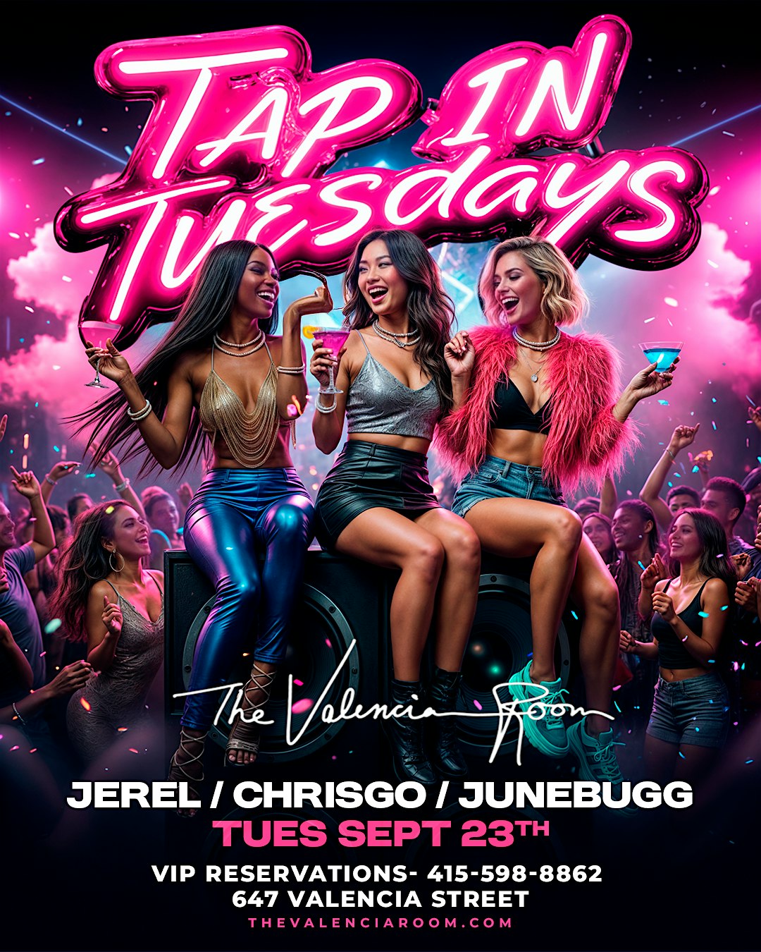 TAP IN TUESDAYS! at The Valencia Room – SAN FRANCISCO, CA