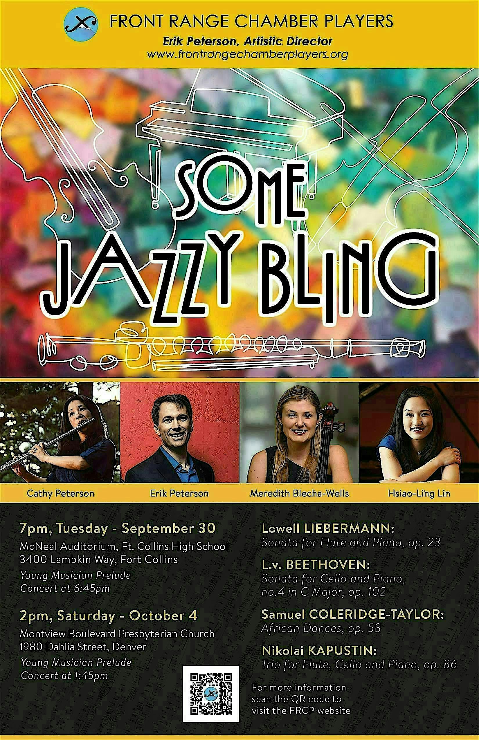 Concert #1 Fort Collins: Some Jazzy Bling at Fort Collins High School, McNeal Auditorium – Fort Collins, CO