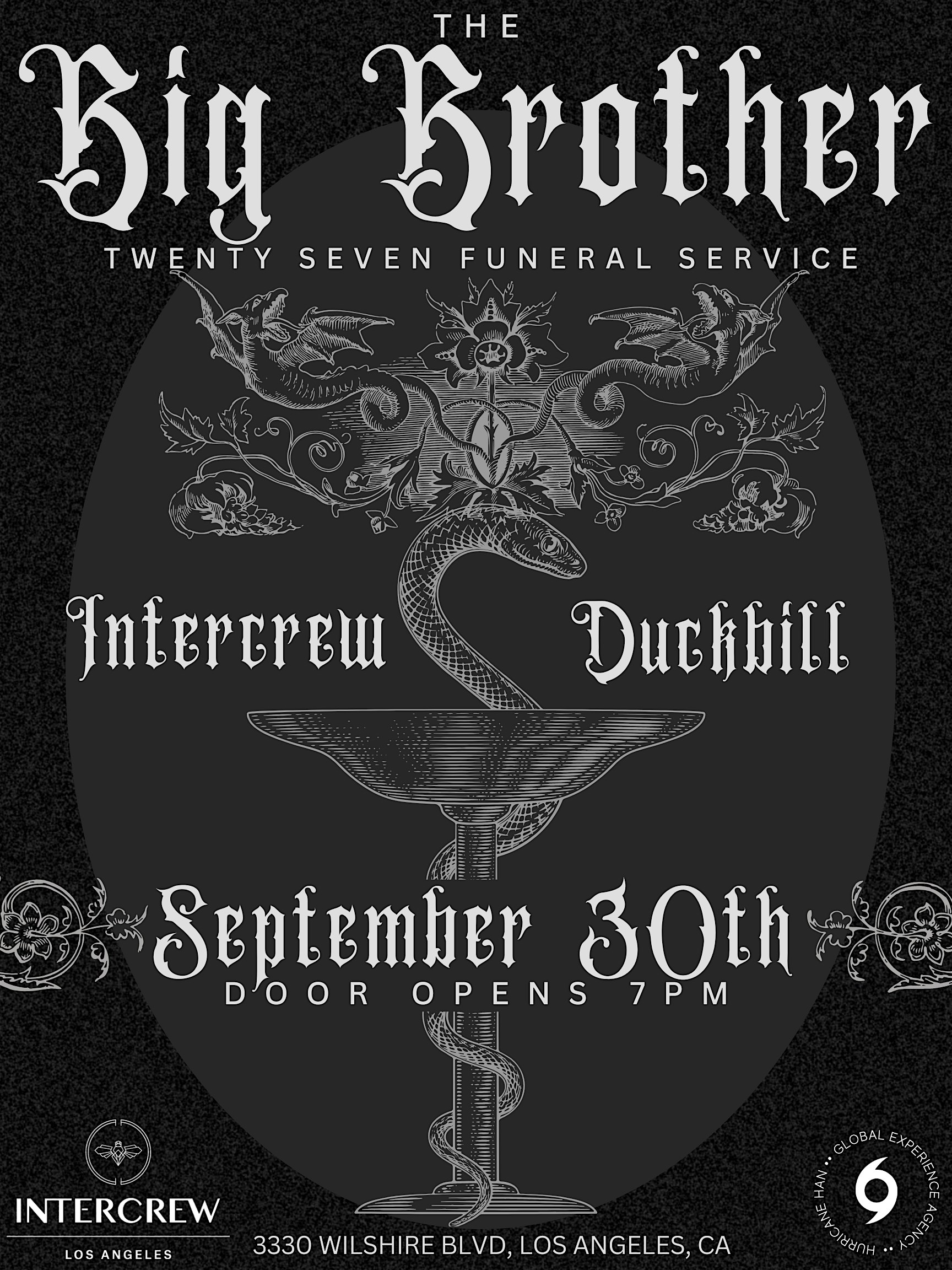 The Big Brother 27 Funeral Service at Intercrew – Los Angeles, CA