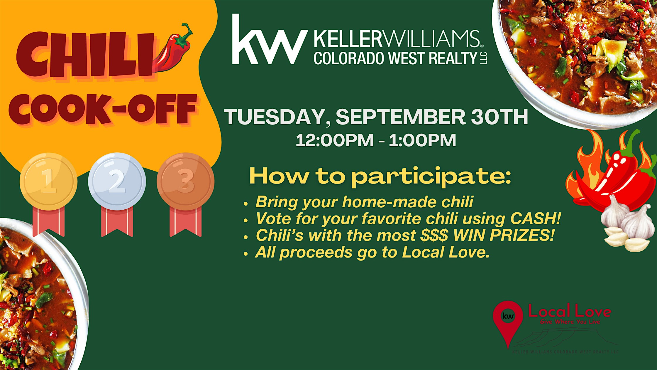 Keller Williams Chili Cook-off 2025! at Keller Williams Colorado West Realty, LLC – Glenwood Springs, CO