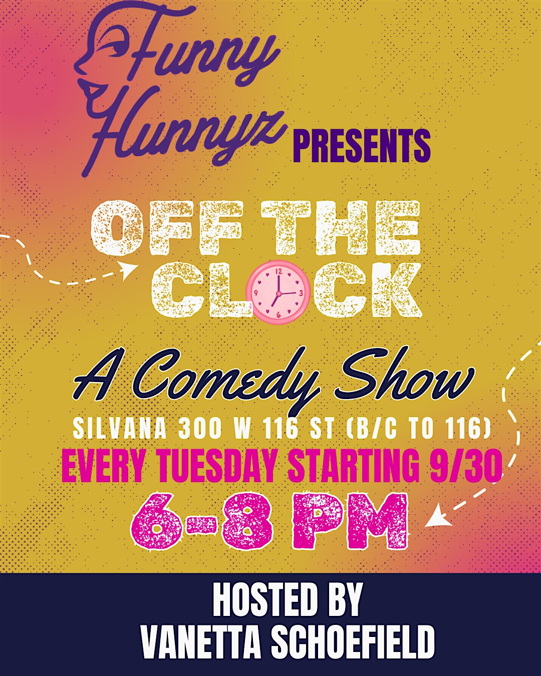 OFF THE CLOCK COMEDY AT SILVANA at Silvana – New York, NY