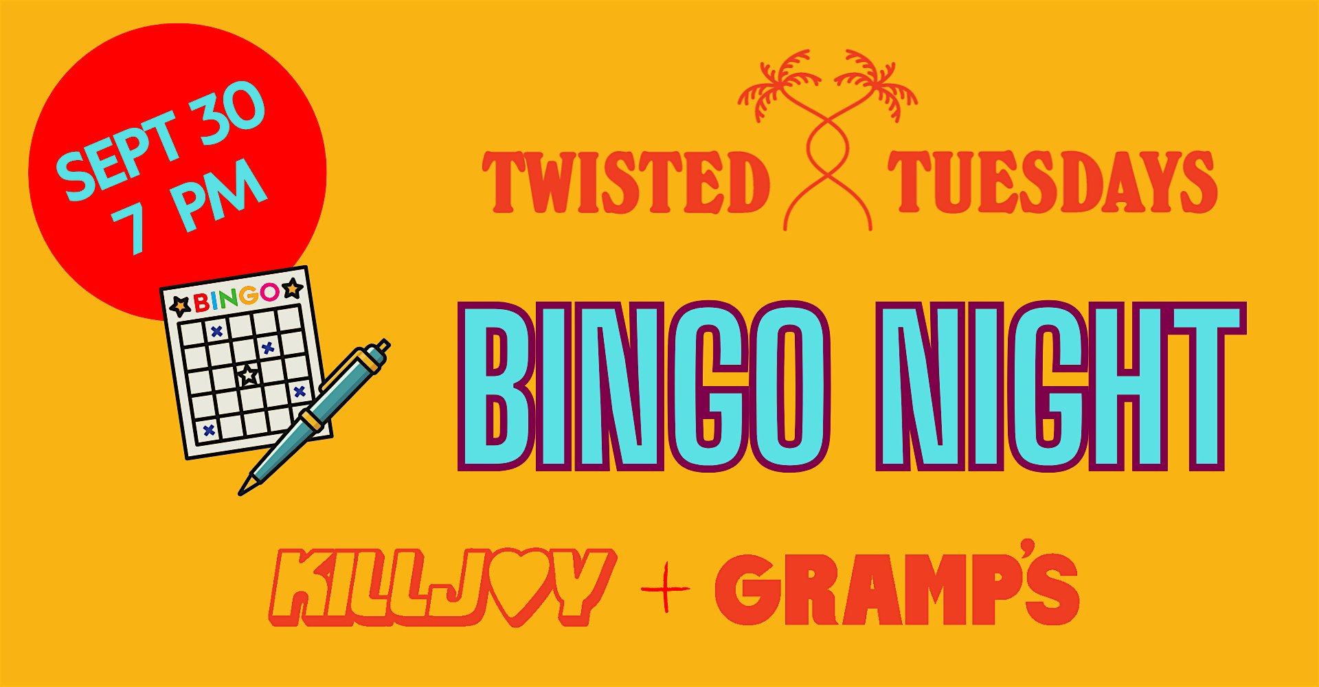 Booze-free BINGO Night! at Gramps Garage – Nashville, TN