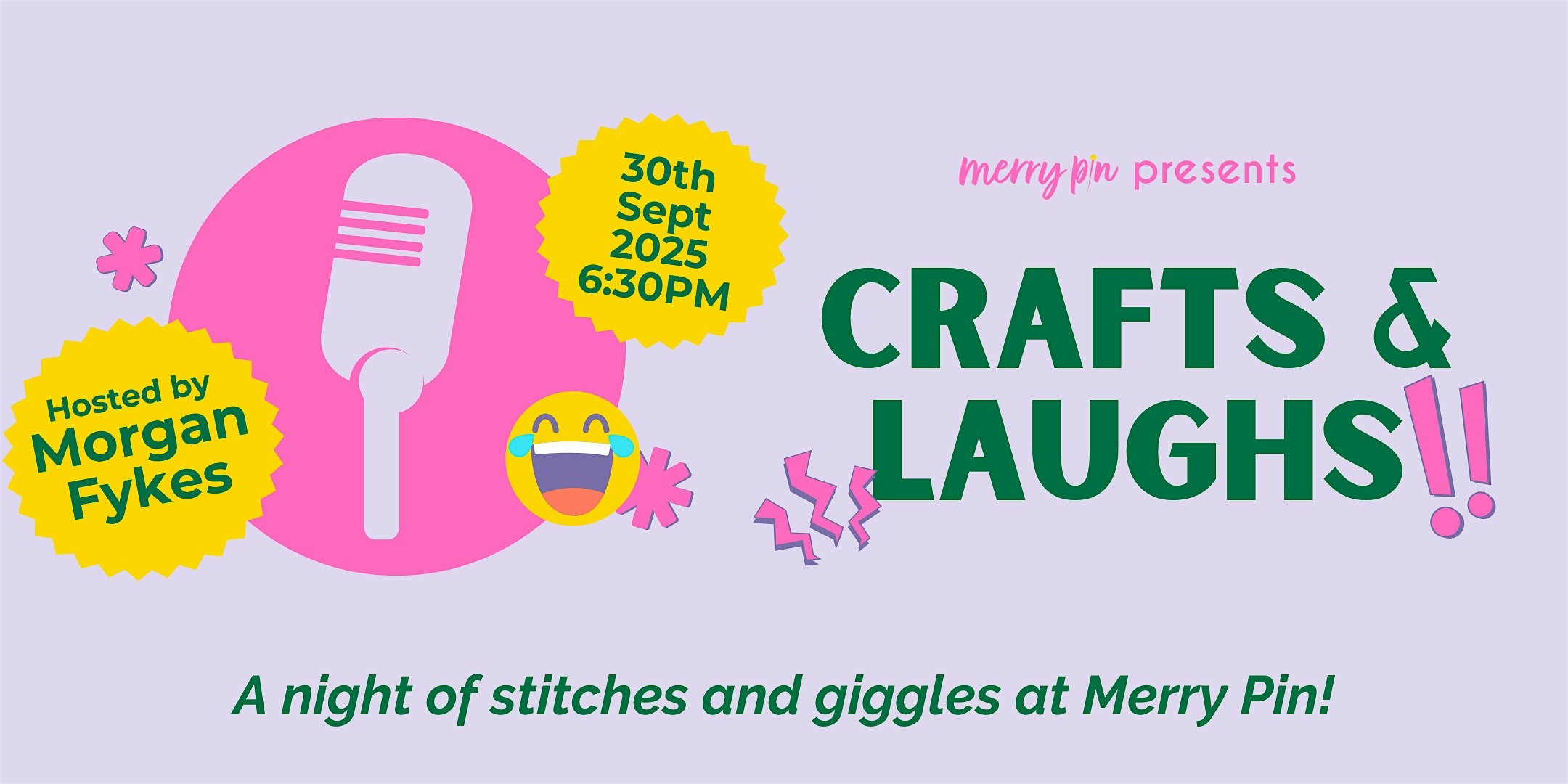 Crafts & Laughs at Merry Pin – Washington, DC
