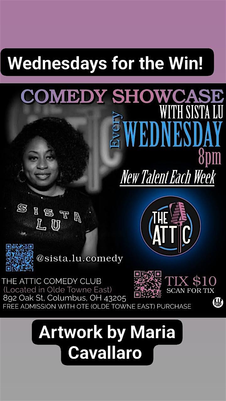 Attic Wednesday OPEN MIC with Sista Lu at The Attic Comedy Club Columbus, OH – Columbus, OH