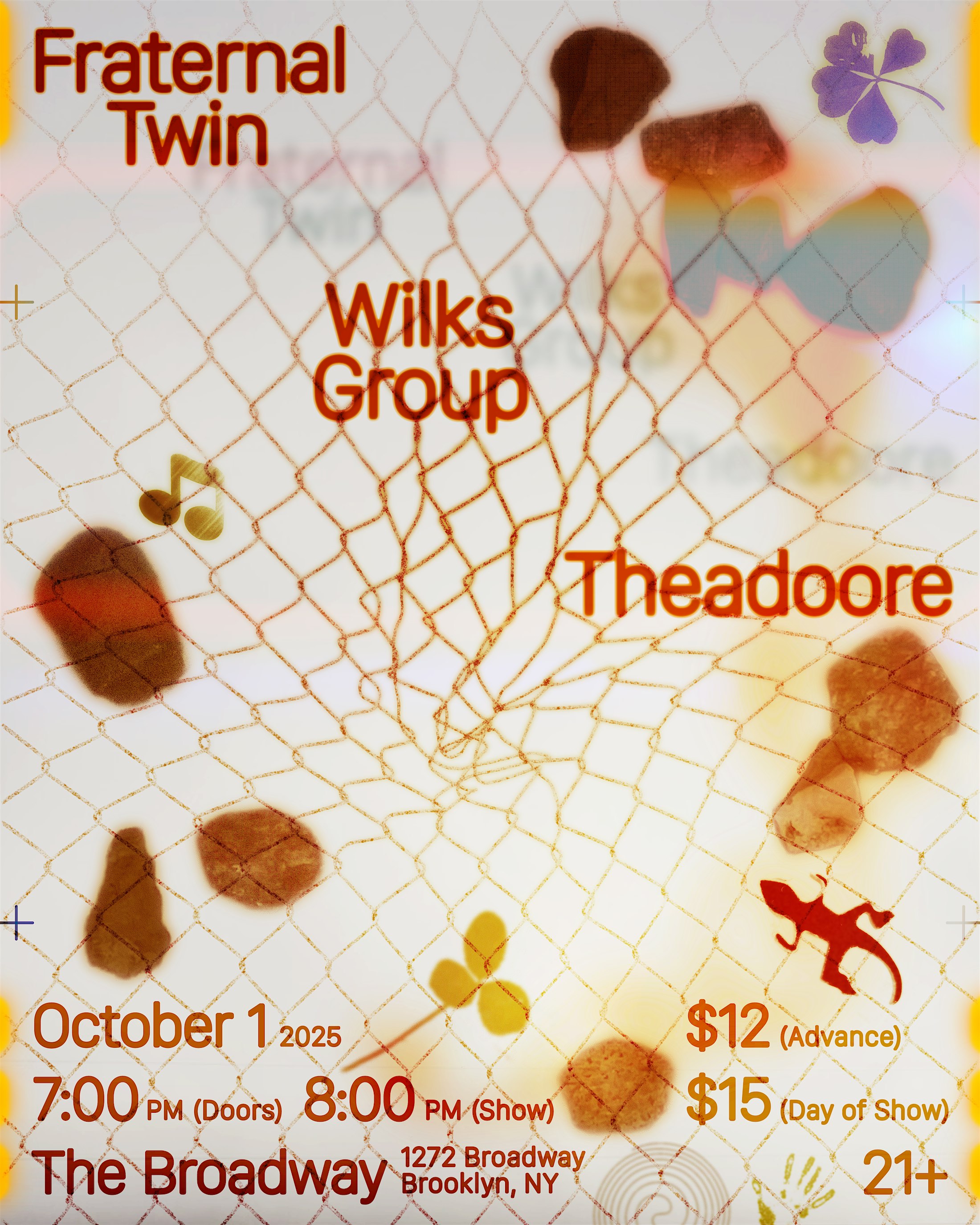 Wilks Group w/ Fraternal Twin + theadoore at The Broadway – Brooklyn, NY