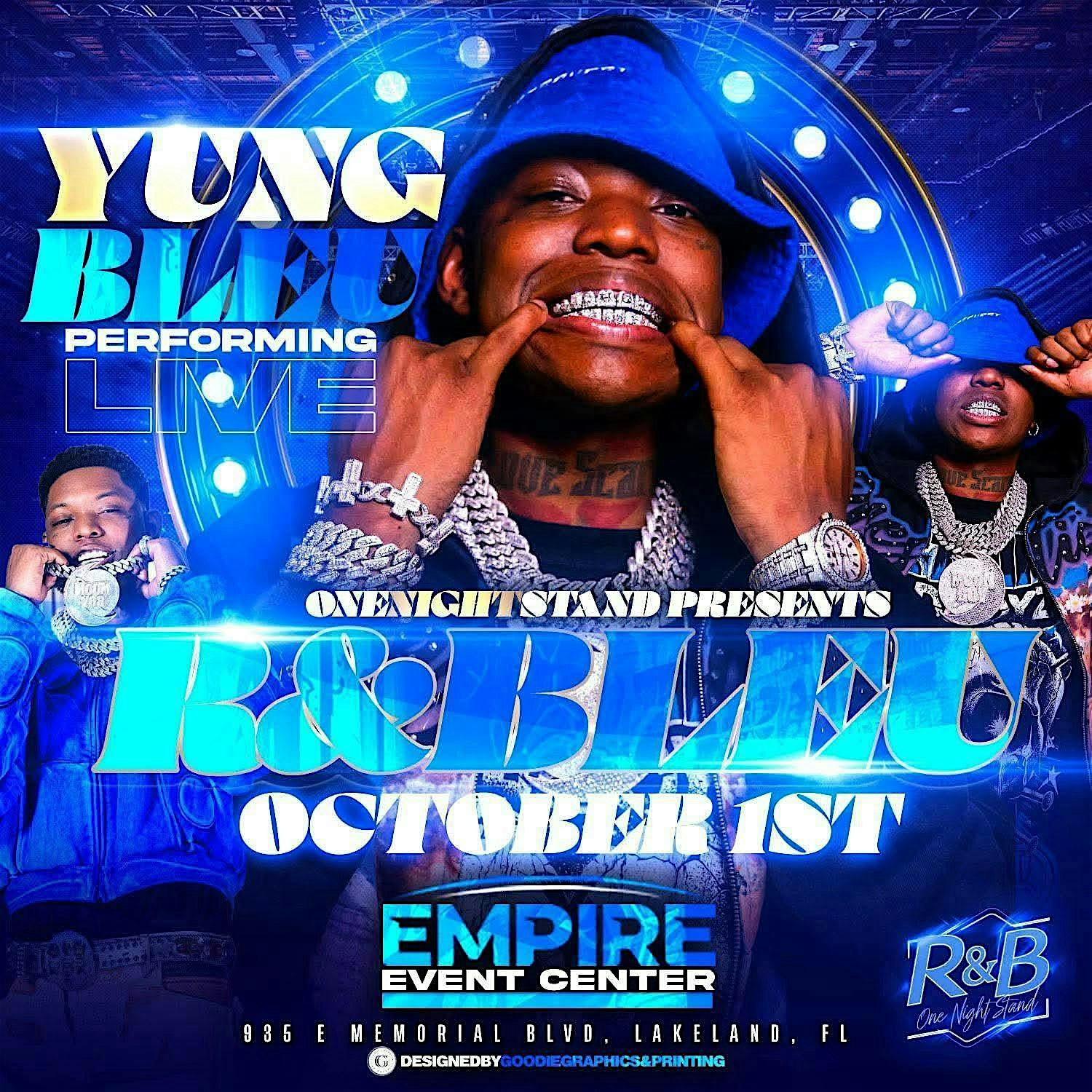 YUNG BLEU PREFORMING LIVE #ONENIGHTSTAND at EMPIRE EVENT CENTER – Lakeland, FL