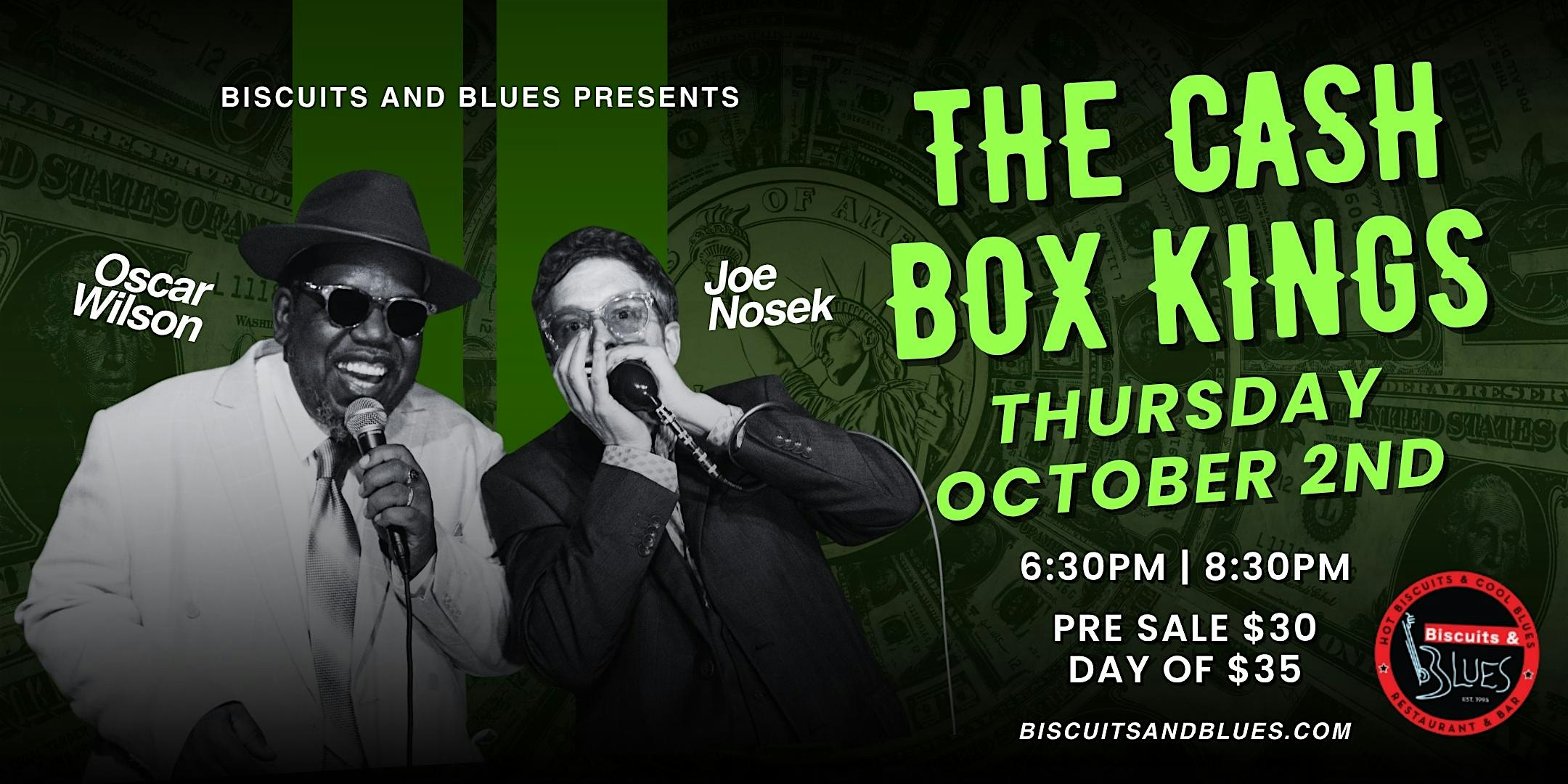 The Cash Box Kings at Biscuits & Blues – San Francisco, CA