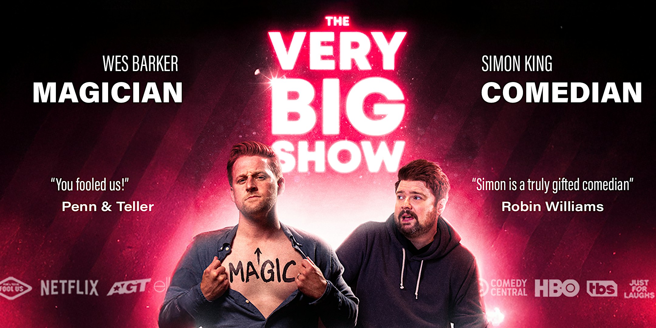 The Very Big Show with Wes Barker and Simon King at The Collective – Encore – Columbia, MD