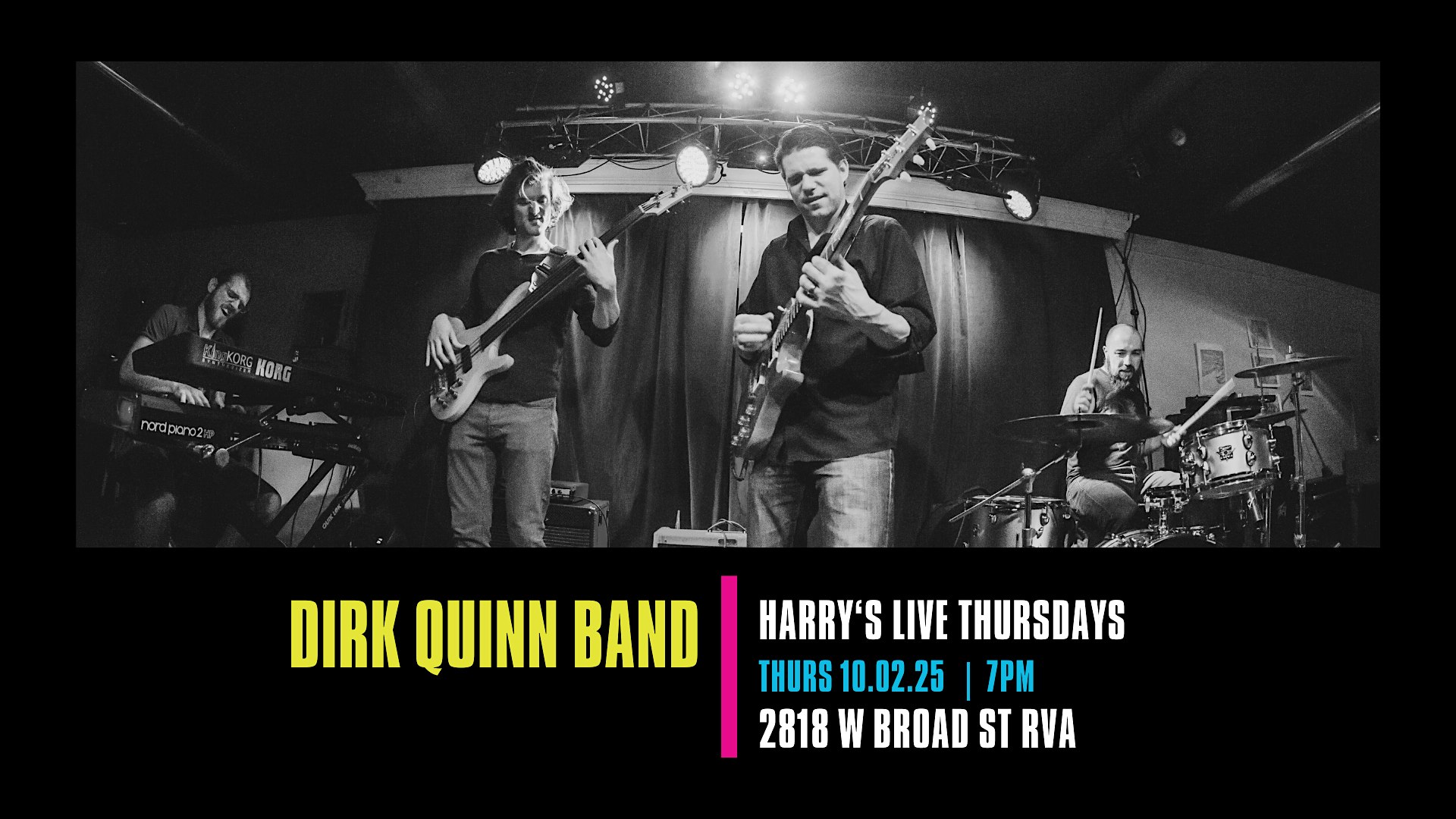 Harry’s LIVE Presents the Dirk Quinn Band at Harry’s at Hofheimer – Richmond, VA