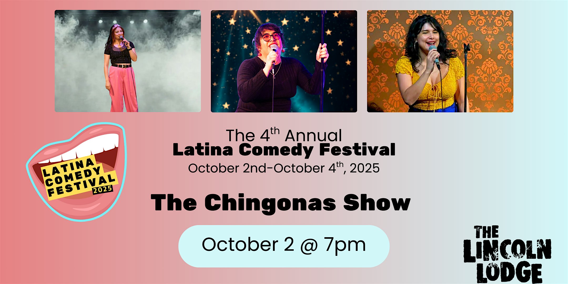 Latina Comedy Festival Presents: The Chingonas Show at The Lincoln Lodge – Chicago, IL