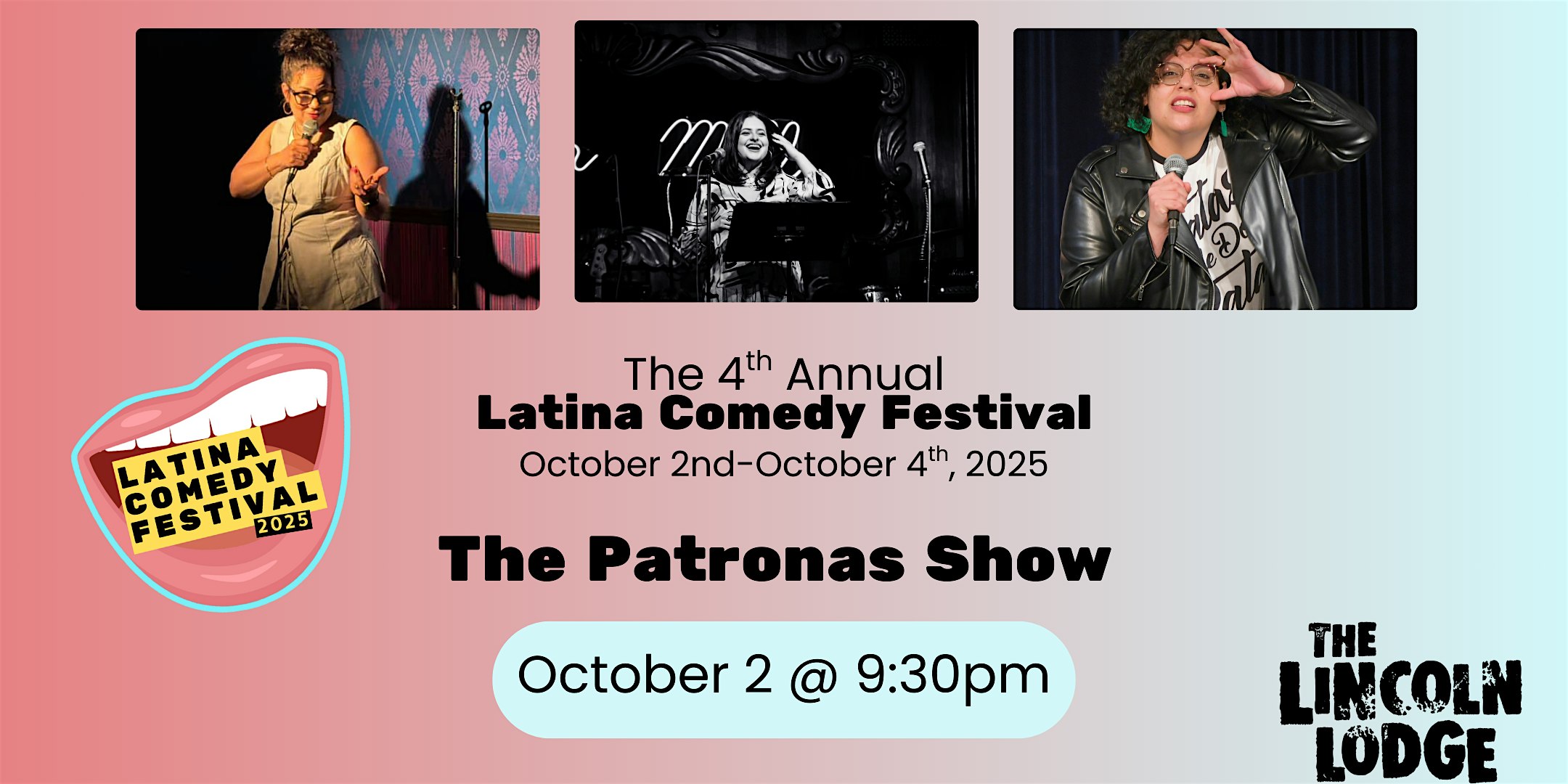 Latina Comedy Festival Presents: The Patronas Show at The Lincoln Lodge – Chicago, IL