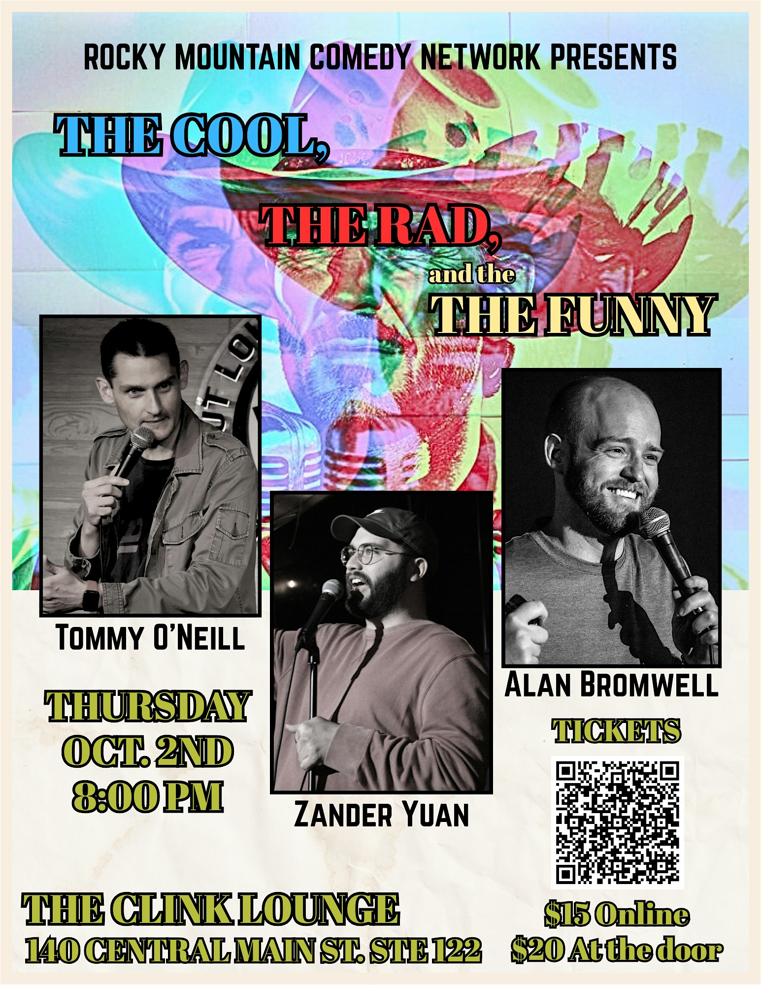 The Cool, The Rad, and The Funny: Comedy Night at The Clink Lounge at The Clink – Pueblo, CO
