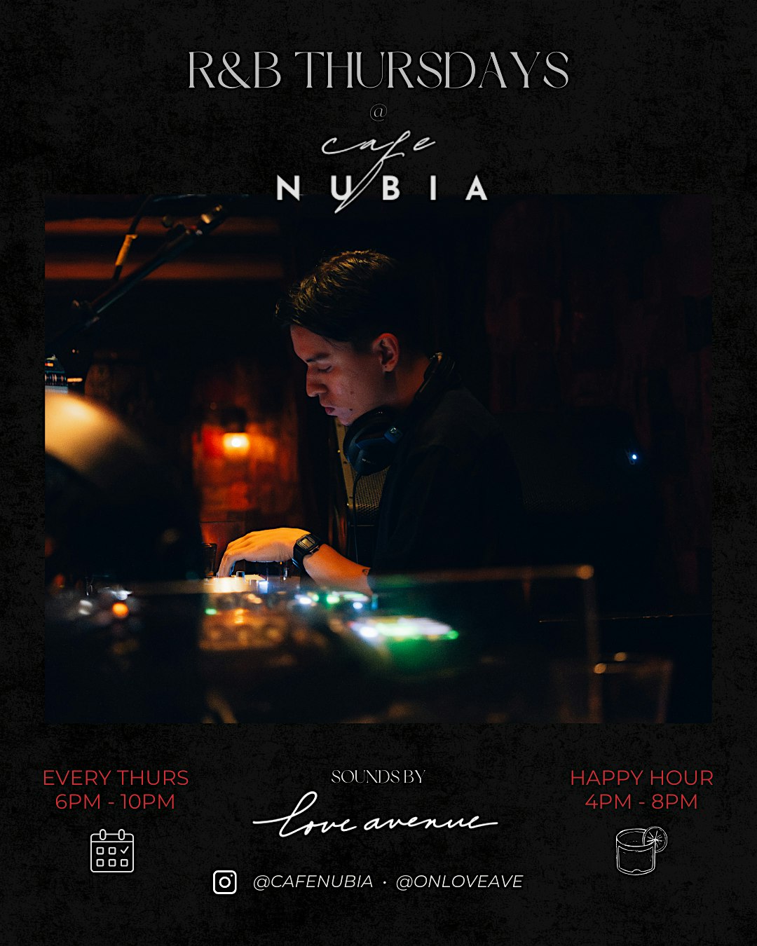 R&B Thursdays @ Cafe Nubia at Cafe Nubia – Dallas, TX