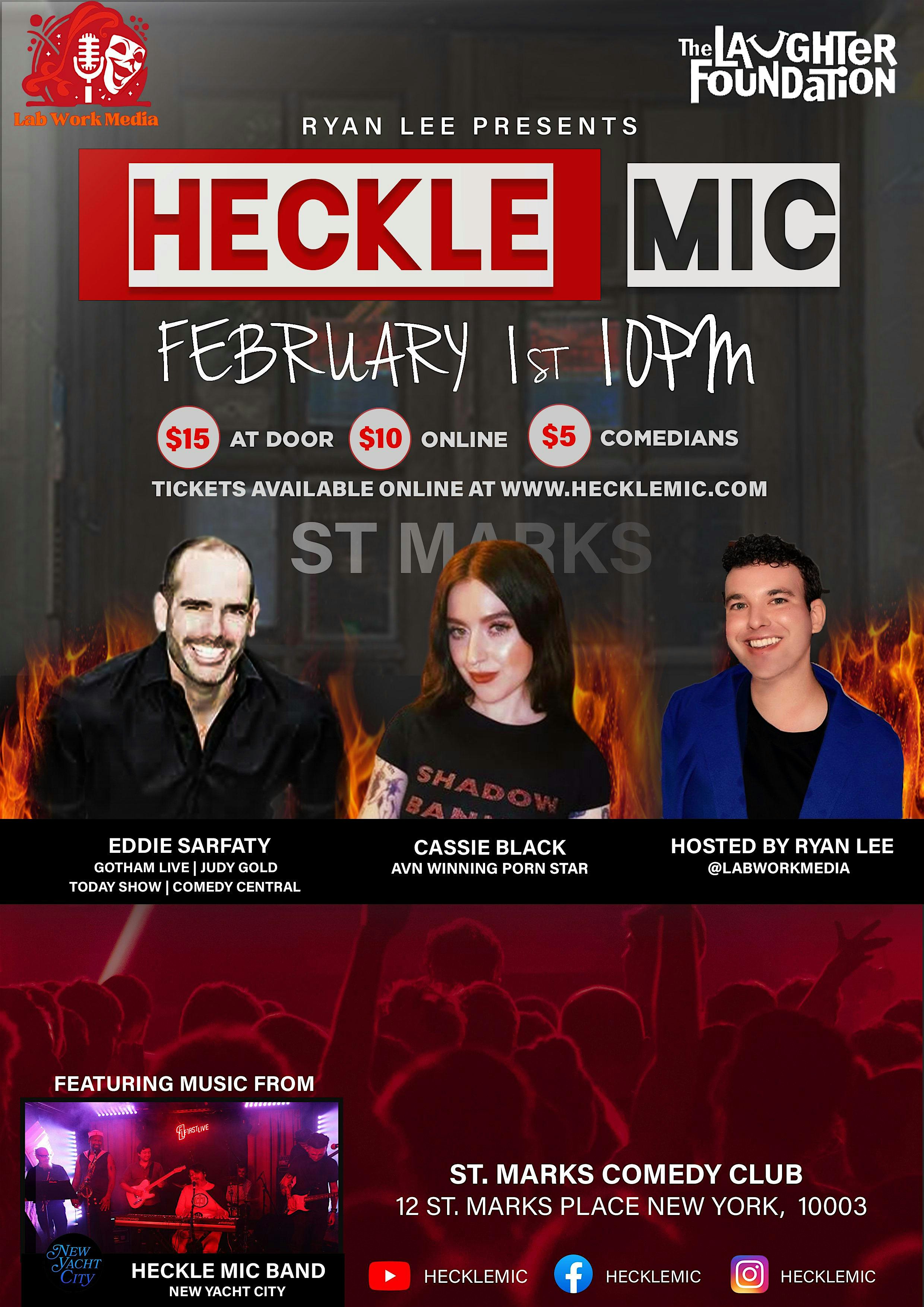 Heckle Mic | St. Mark’s Comedy Club | Thursday’s at 10PM at St. Marks Comedy Club – New York, NY