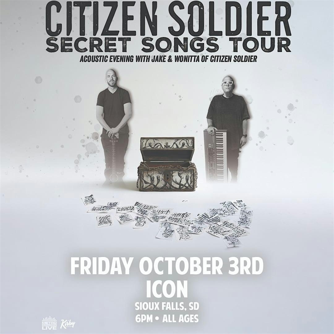 Citizen Soldier – Secret Songs Tour at Icon Event Hall & Lounge – Sioux Falls, SD