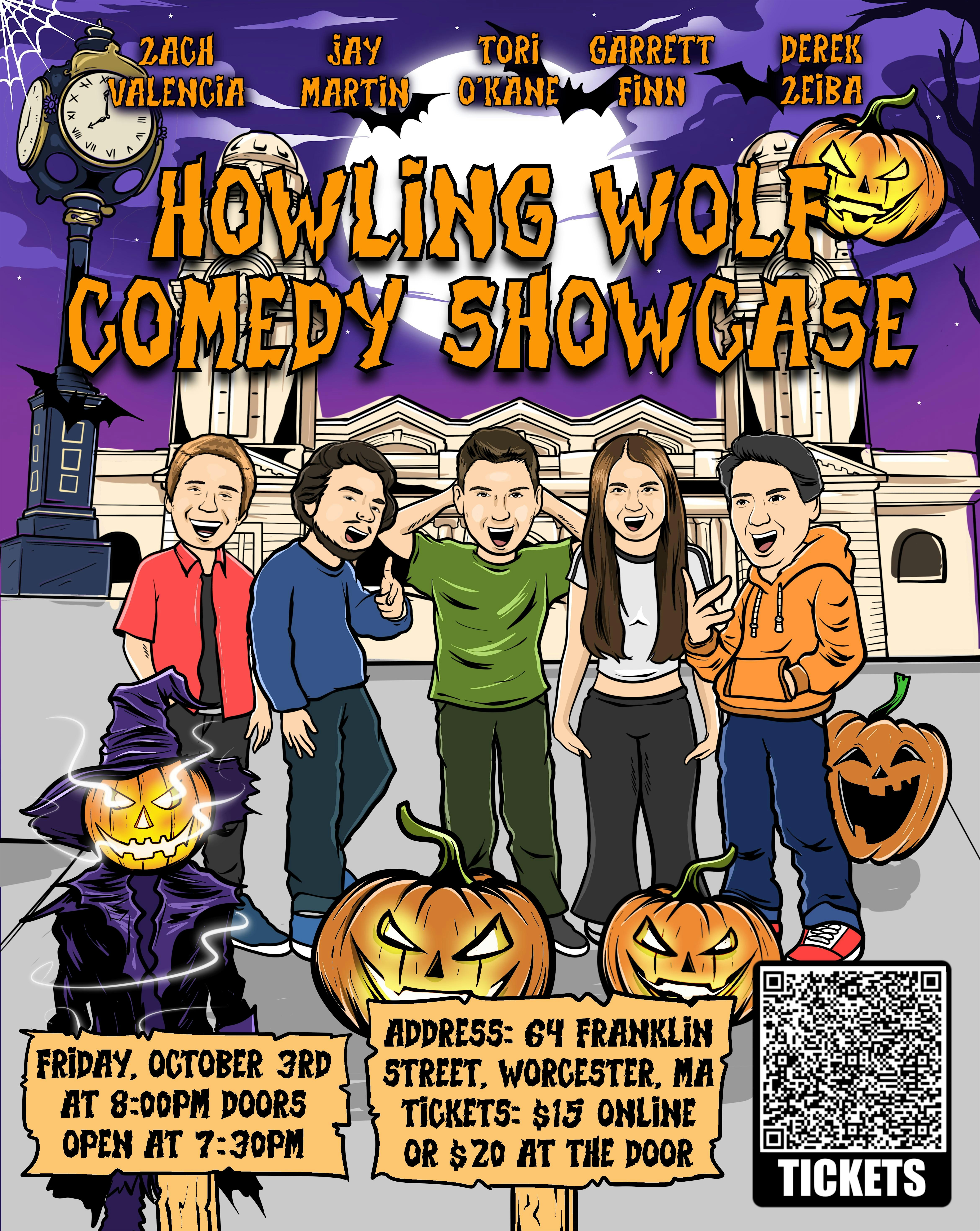 Howling Wolf Comedy Showcase | Cocktail Garden and Kitchen at Cocktail Garden & Kitchen – Worcester, MA