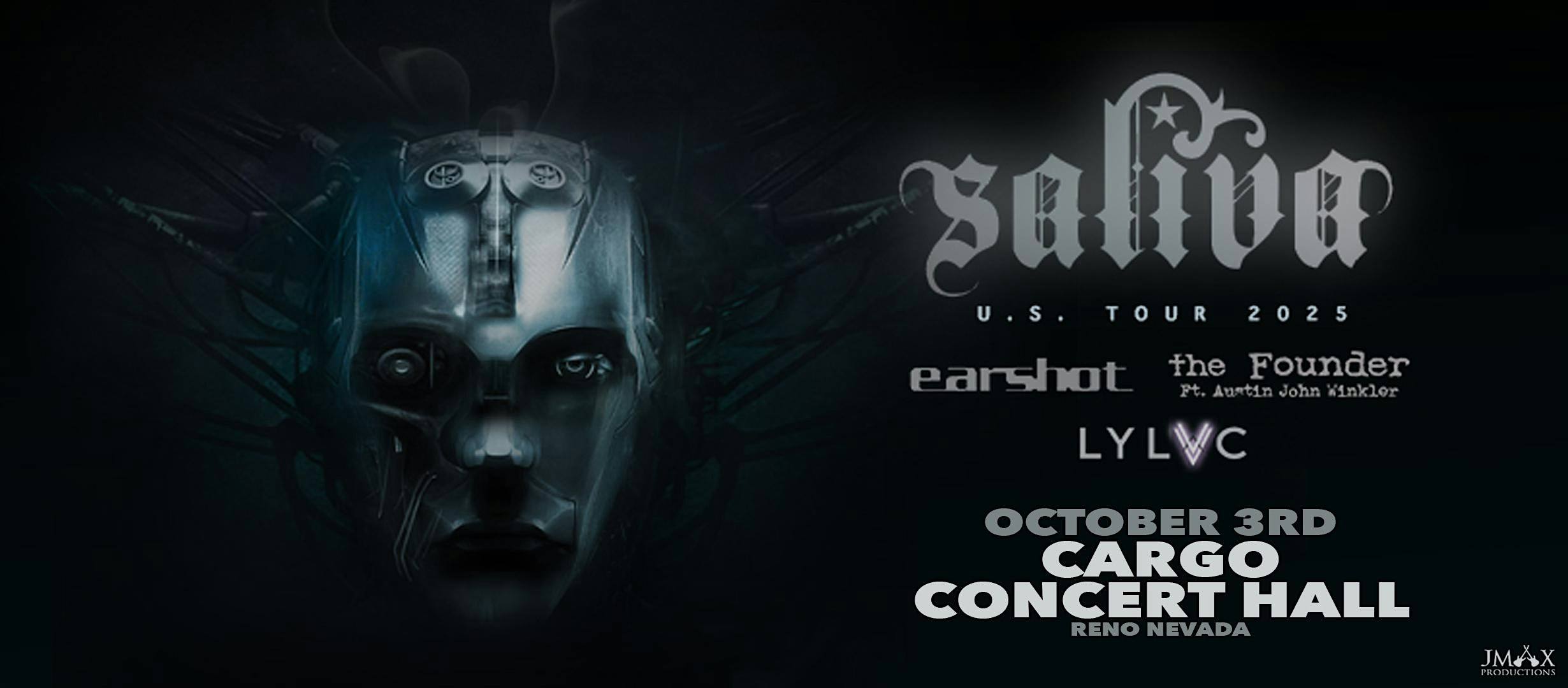 Saliva at Cargo Concert Hall at Cargo : Whitney Peak Hotel – Reno, NV