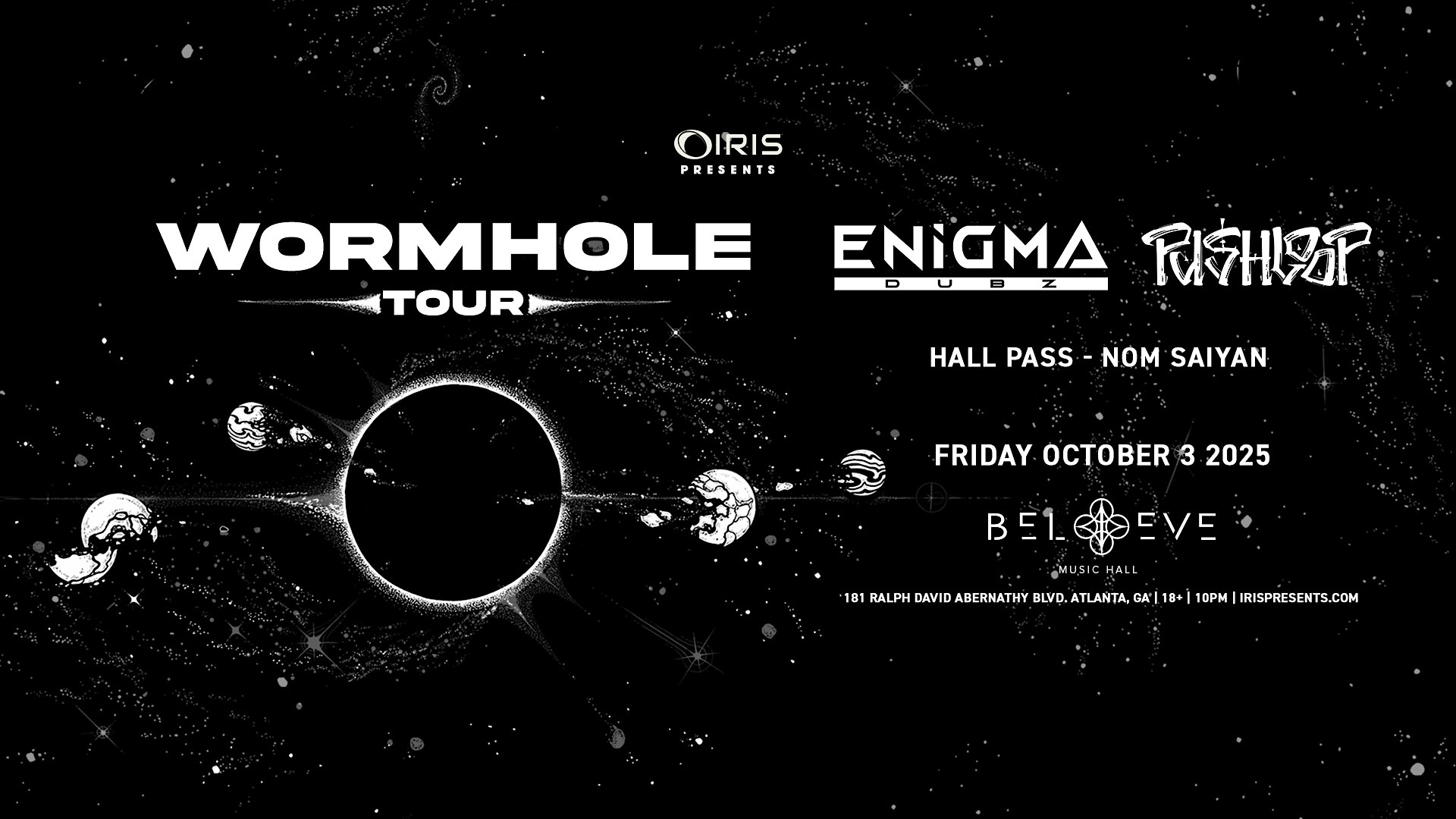 Iris Presents: ENiGMA X Pushloop @ Wish Lounge | Fri, Oct 3rd! at Believe Music Hall (basement entrance) – Atlanta, GA