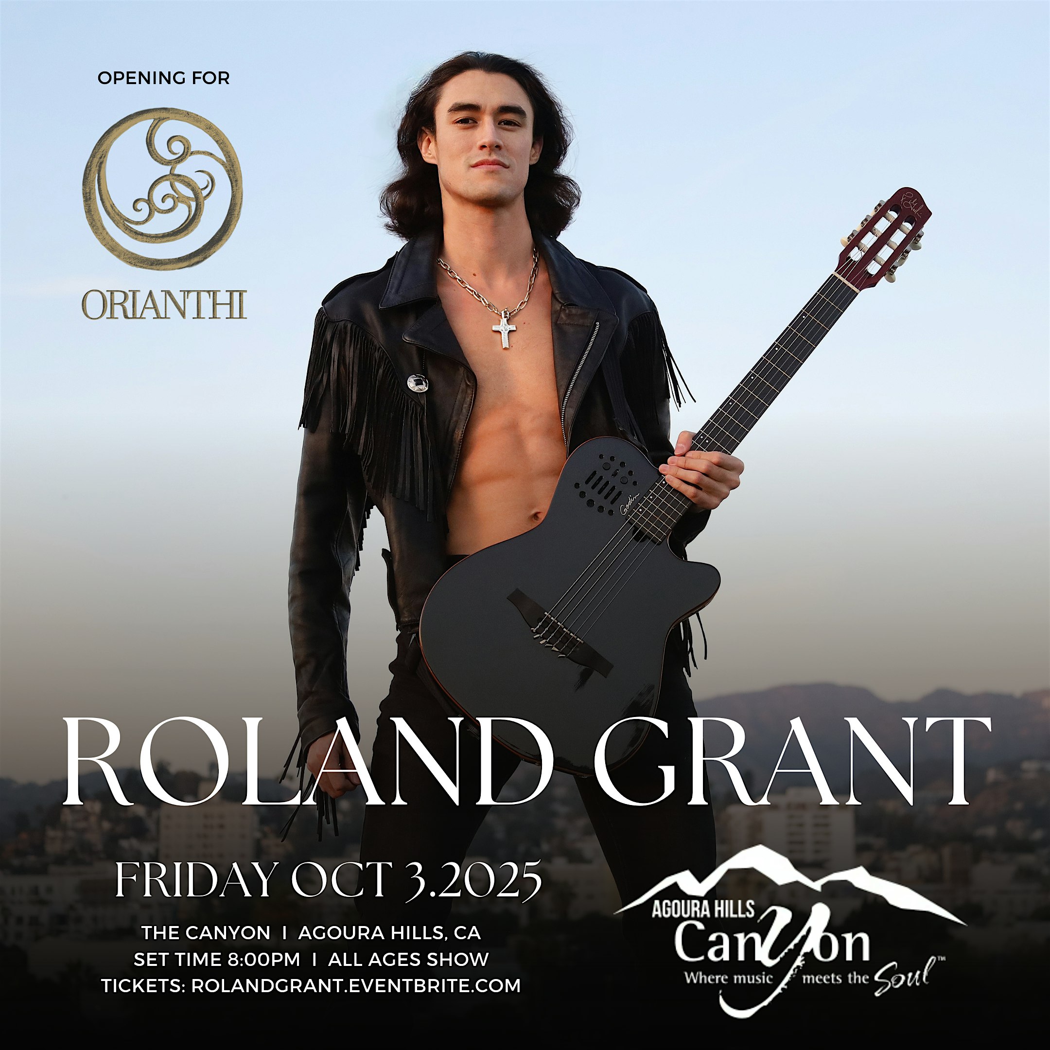 Roland Grant Live at The Canyon Agoura Hills – Opening for Orianthi at The Canyon – Agoura Hills – Agoura Hills, CA