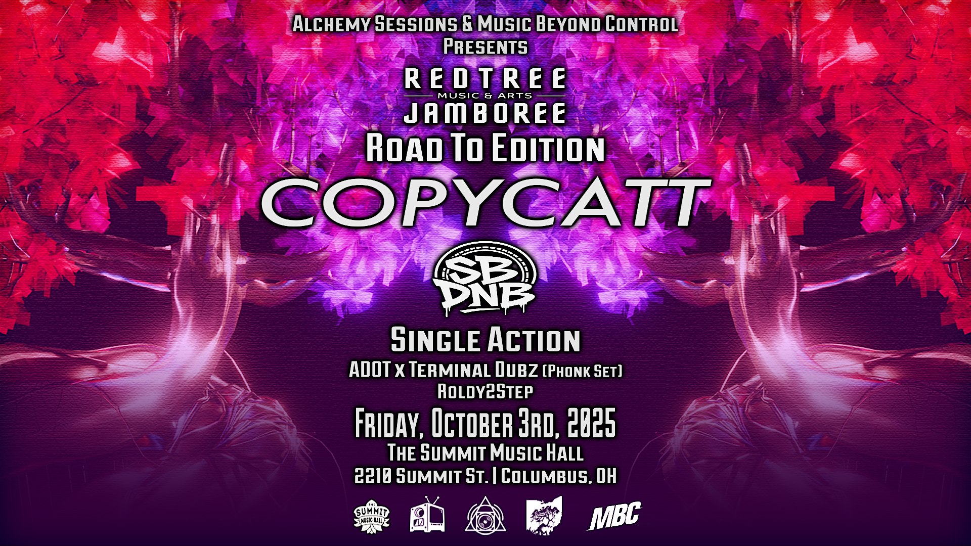Road To Redtree Jamboree Ft: Copycatt, SB, Single Action + more at The Summit Music Hall – Columbus, OH