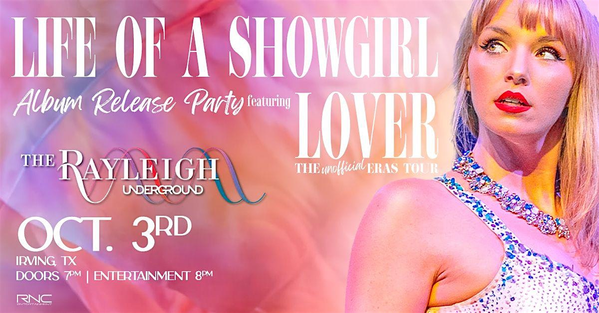 Taylor Swift Tribute – LOVER | “Life Of A Showgirl” Album Release Party! at Rayleigh Underground – Irving, TX
