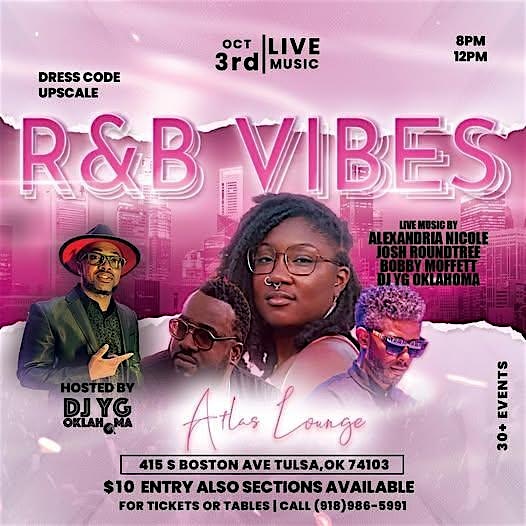 R&B VIBES at 415 S Boston Ave – Tulsa, OK